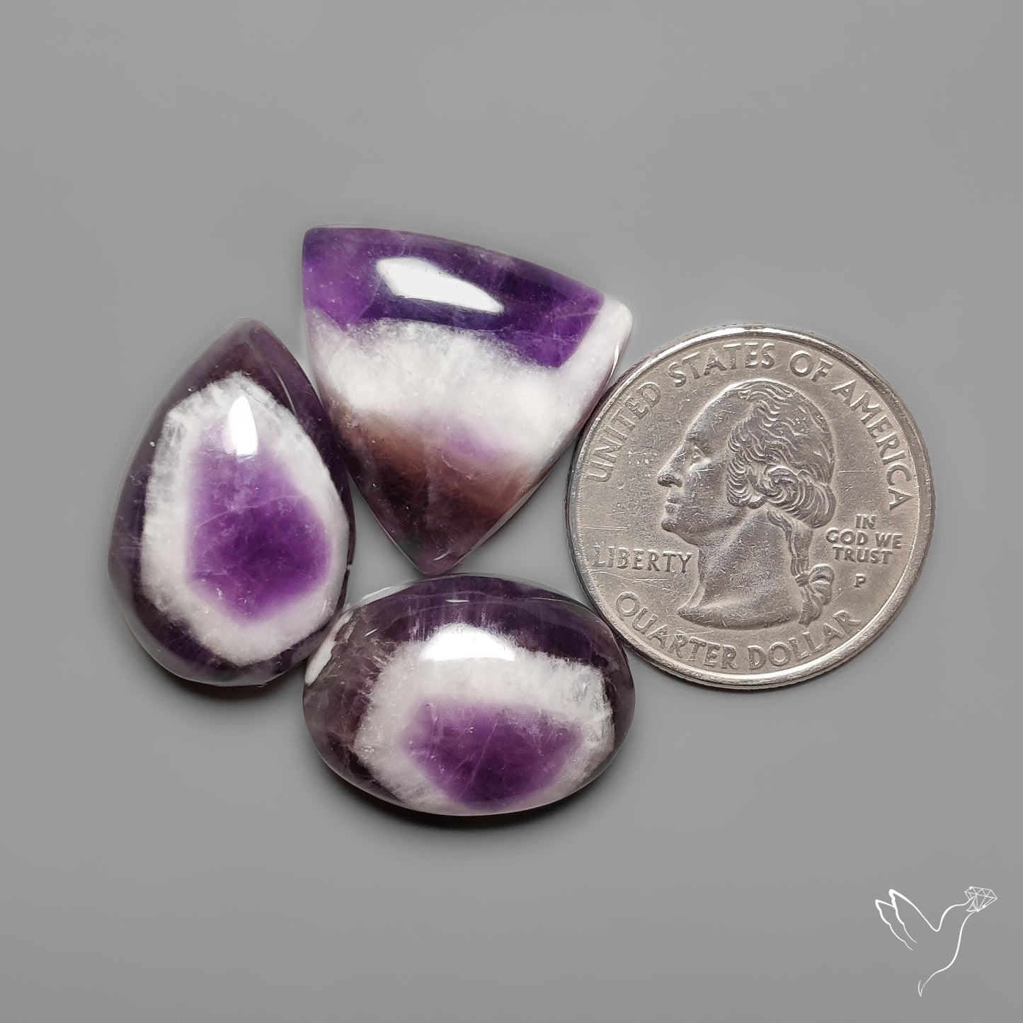 Chevron Amethysts Lot