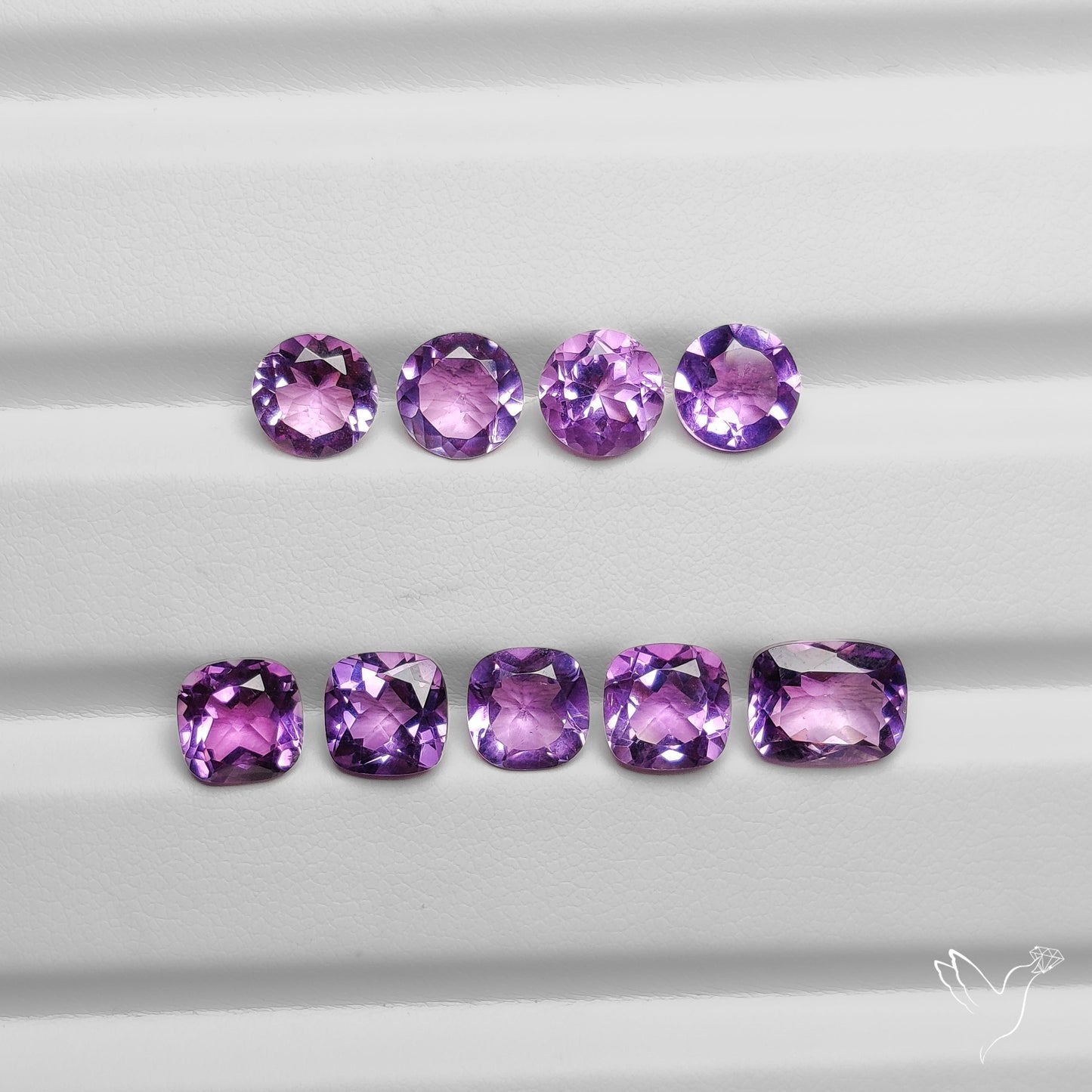 Faceted Amethysts Lot