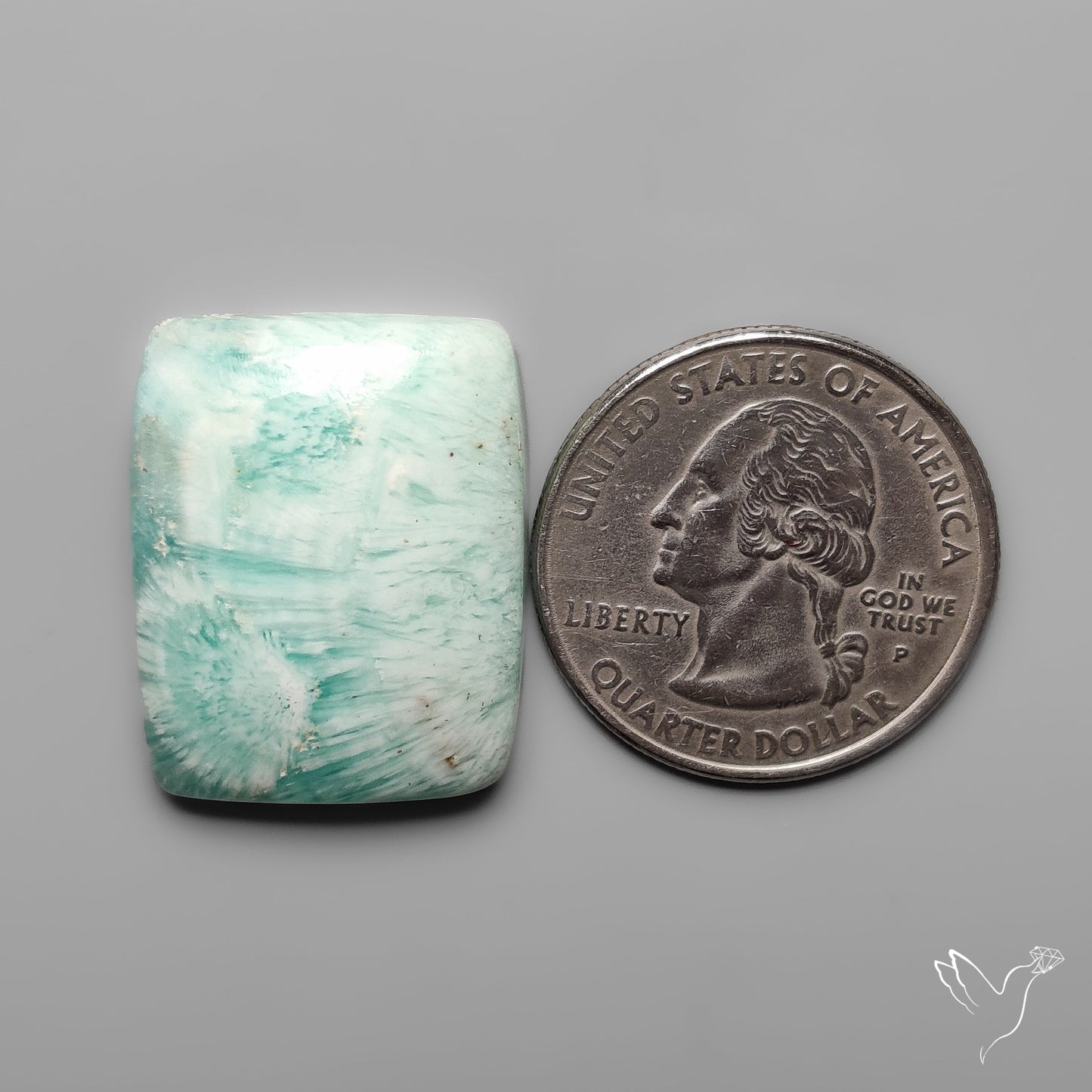 Caribbean Calcite With Aragonite Cabochon