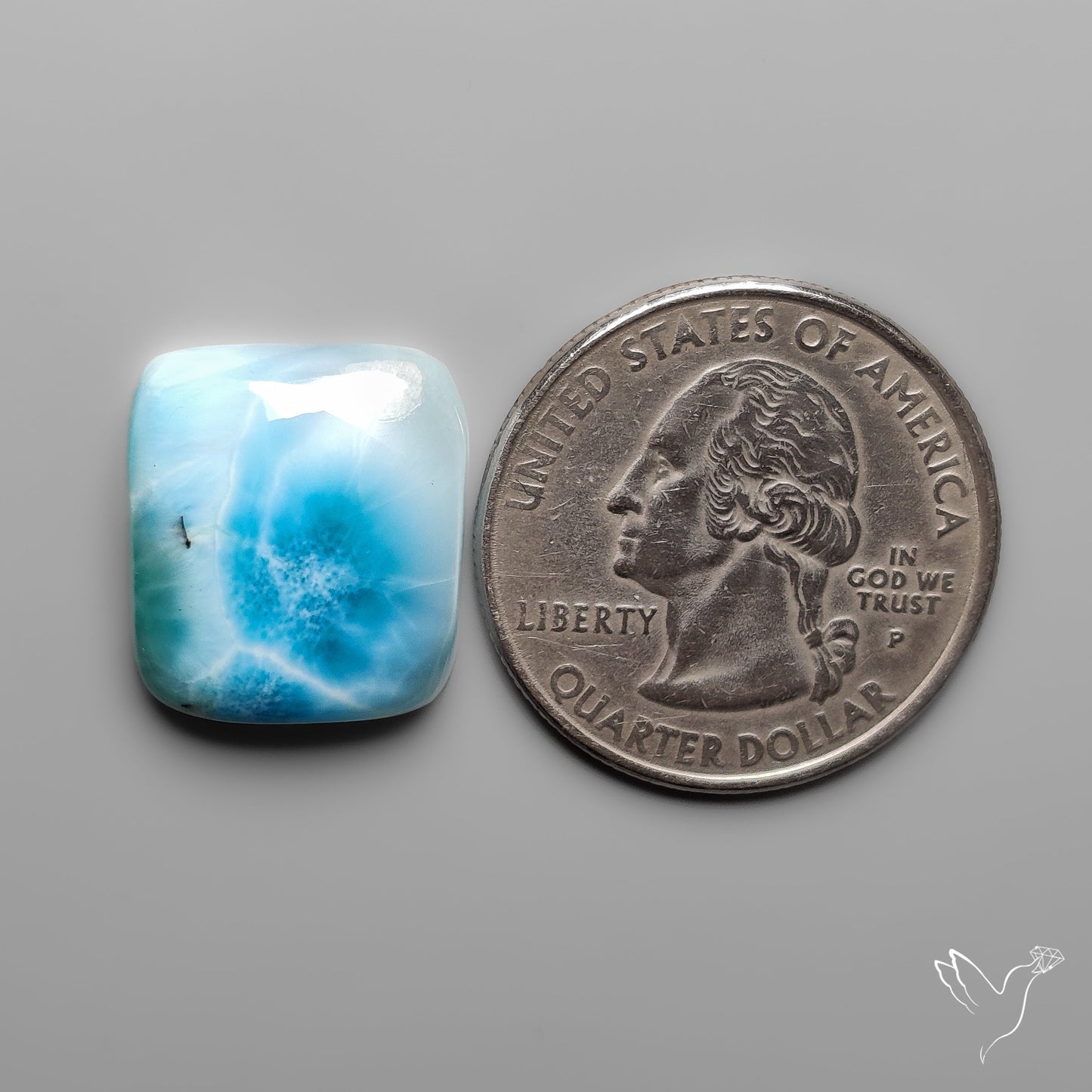 AAA Top Grade Larimar Cabochon