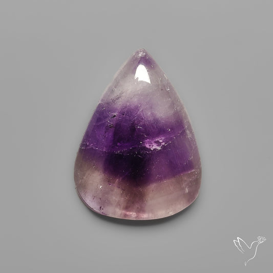 Amethyst Lace With Quartz Cabochon