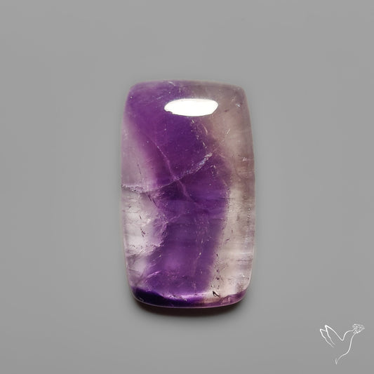 Amethyst Lace With Quartz Cabochon