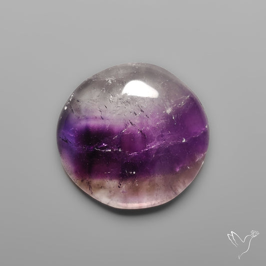 Amethyst Lace With Quartz Cabochon