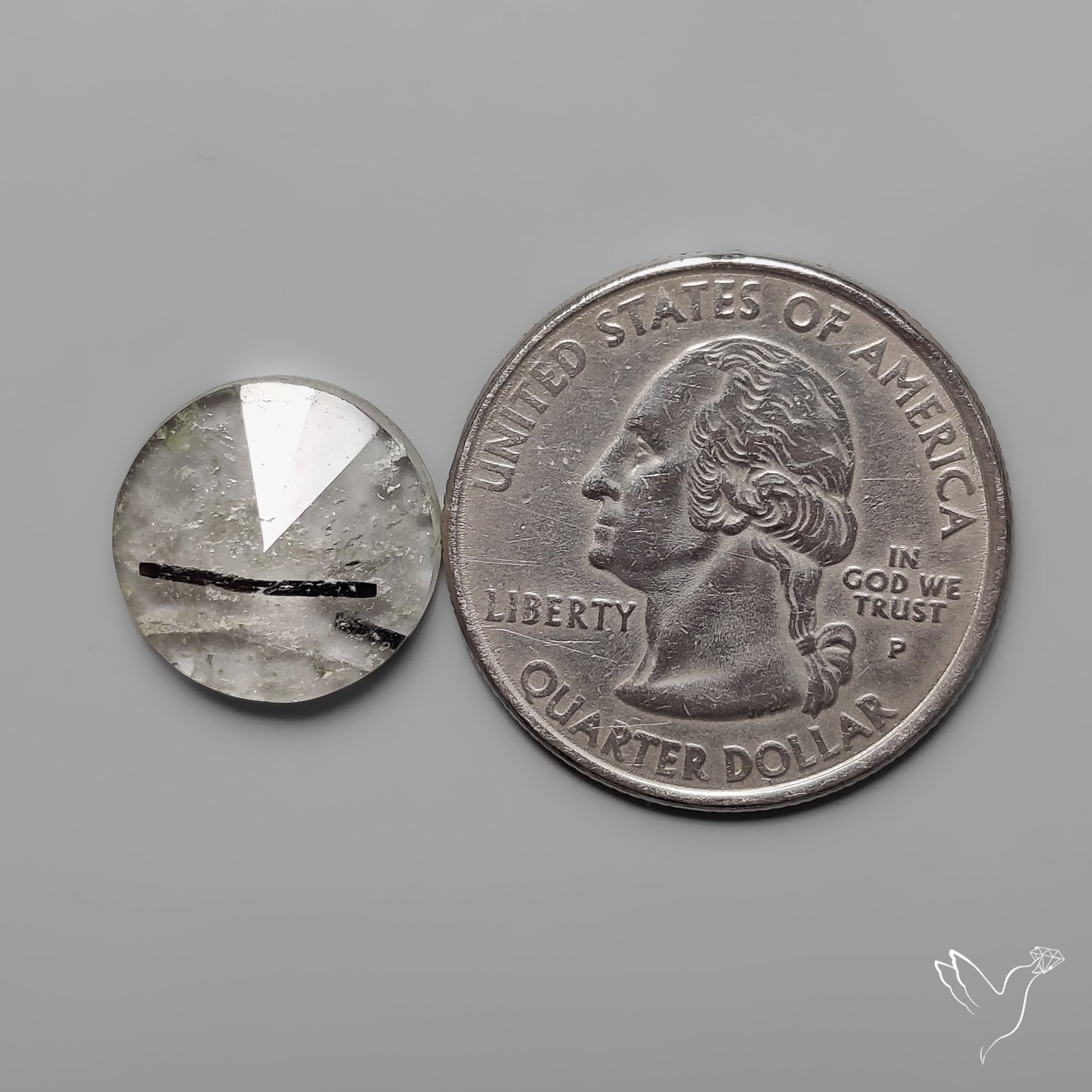 Step Cut Black Tourmalinated Quartz