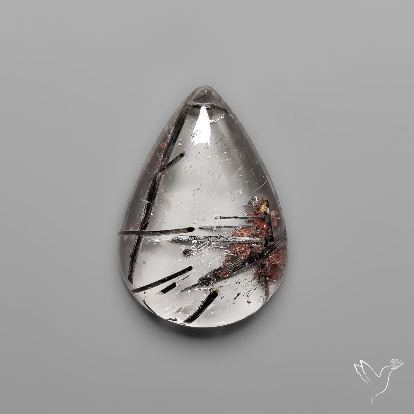 Black Tourmalinated Quartz