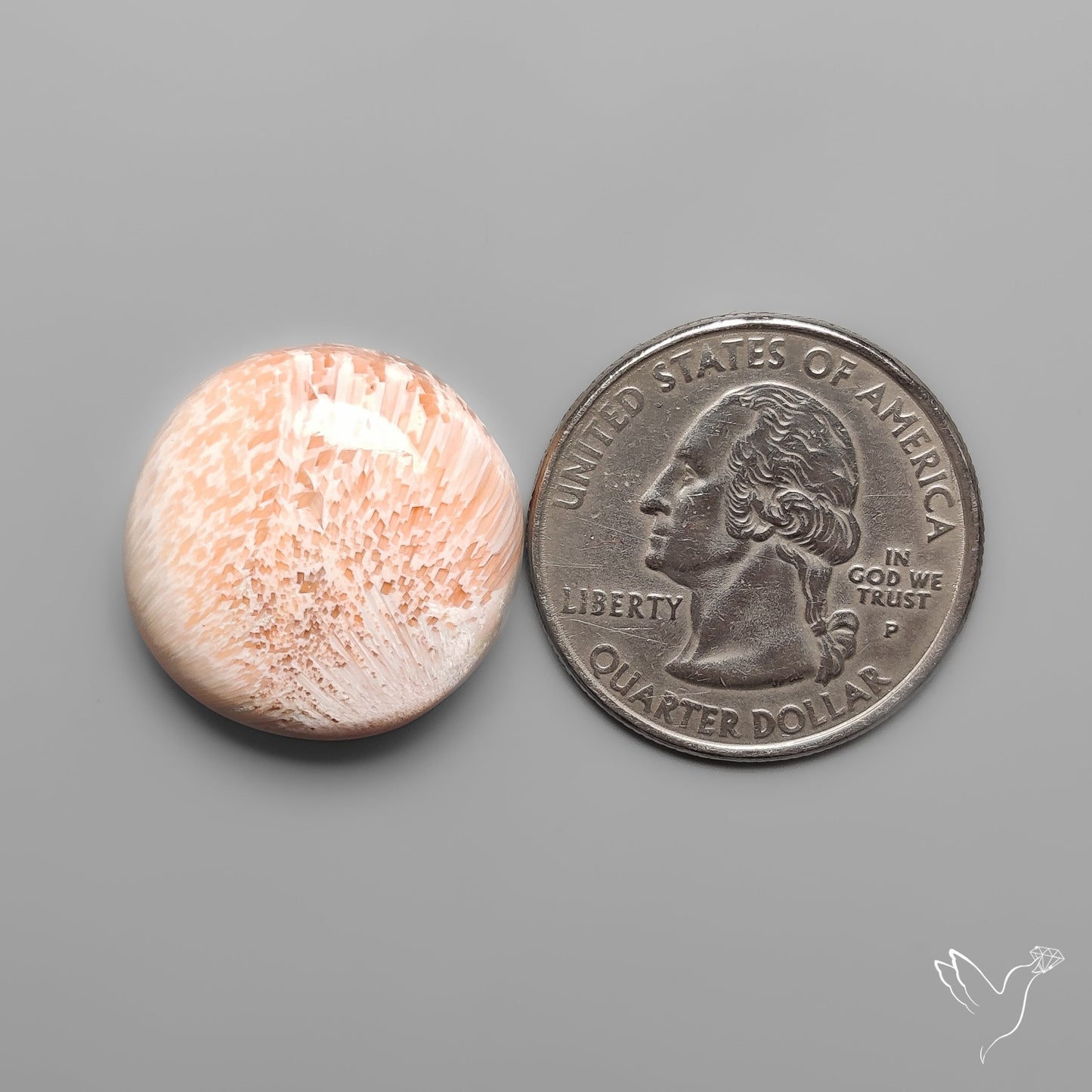 Pink Scolecite Cabochon
