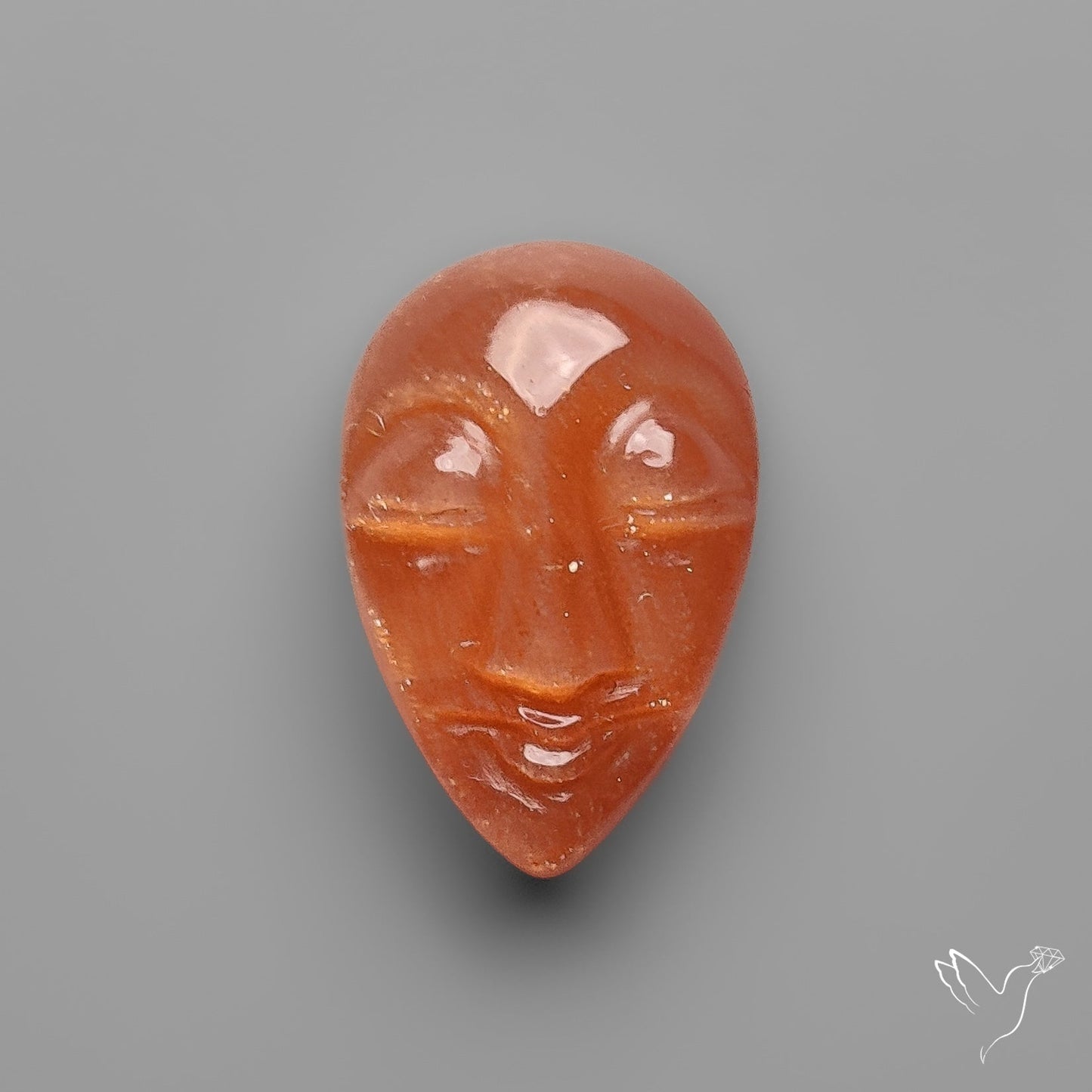 Sunstone Drop Moonface Carving