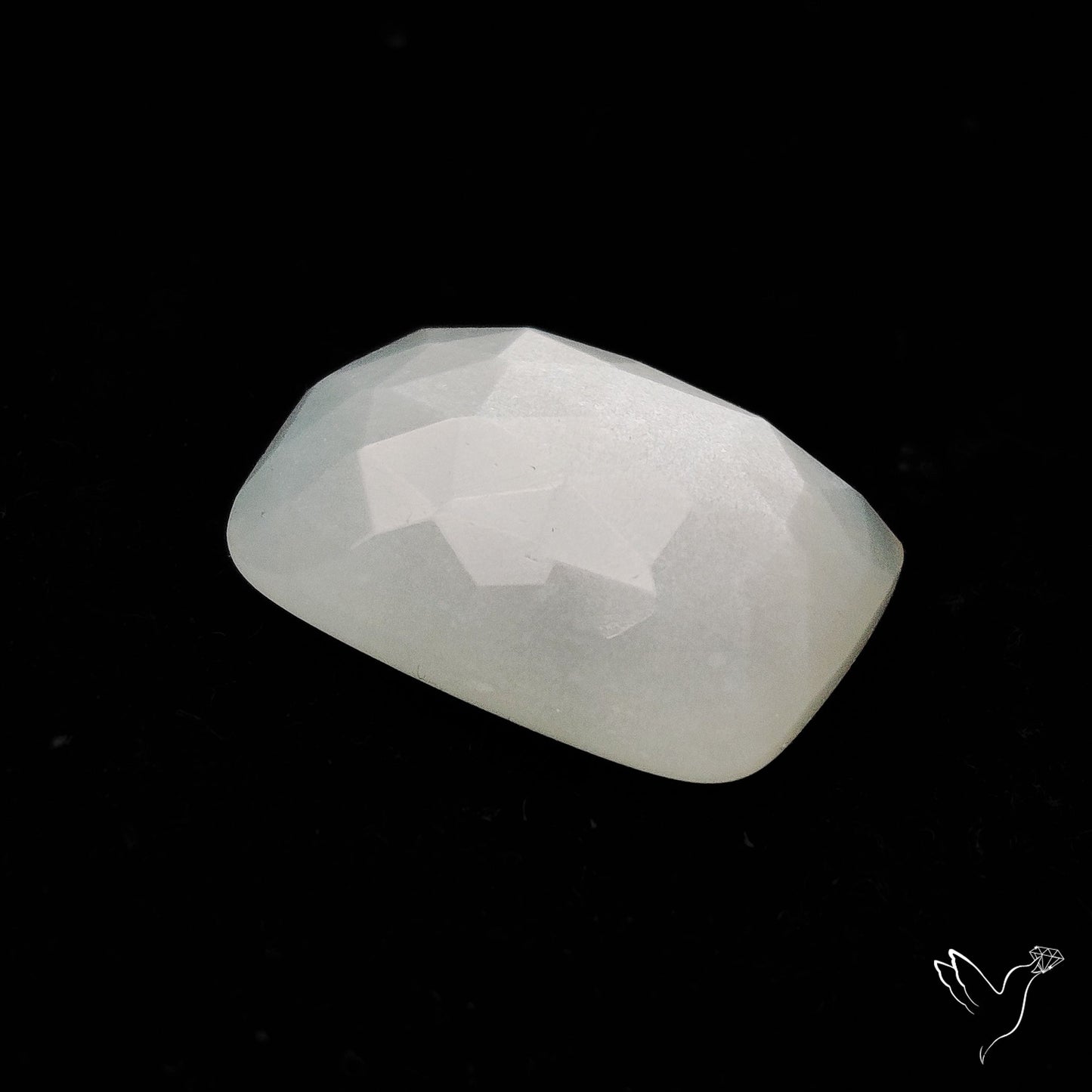 Rose Cut White Moonstone
