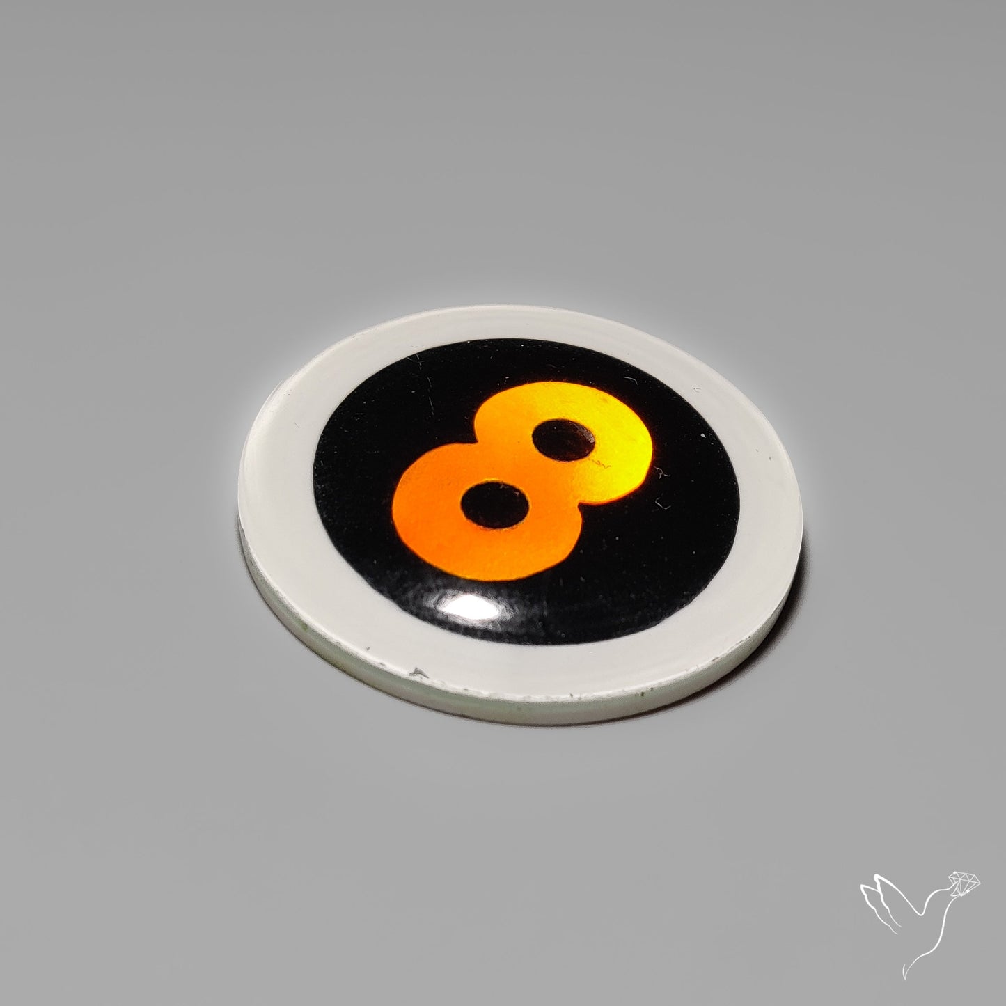 Aurora Opal 8 Inlay Black Onyx Doublet