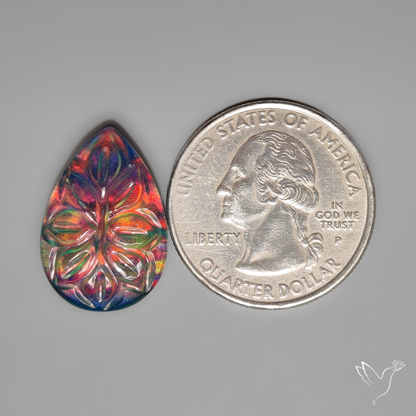 Aurora Opal Mughal Carving Doublet