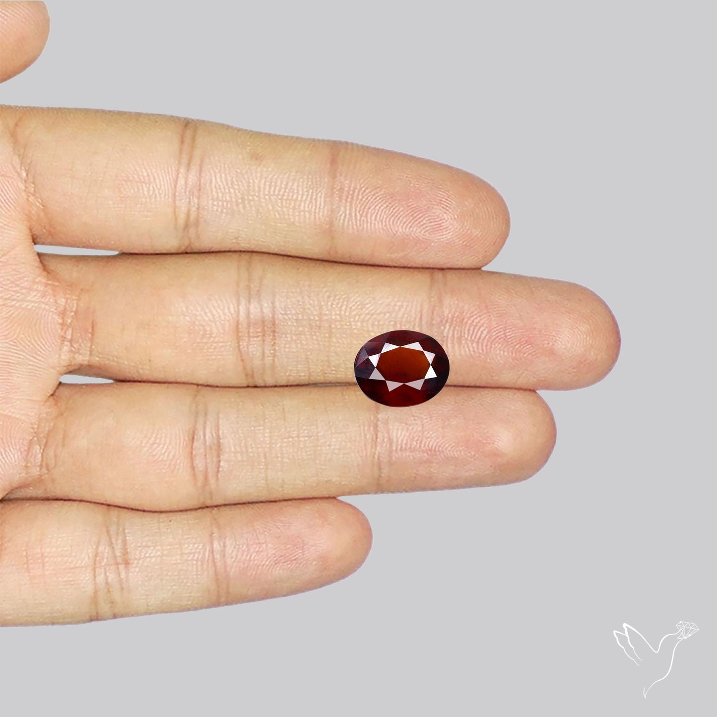 Ceylon Hessonite Garnet Faceted