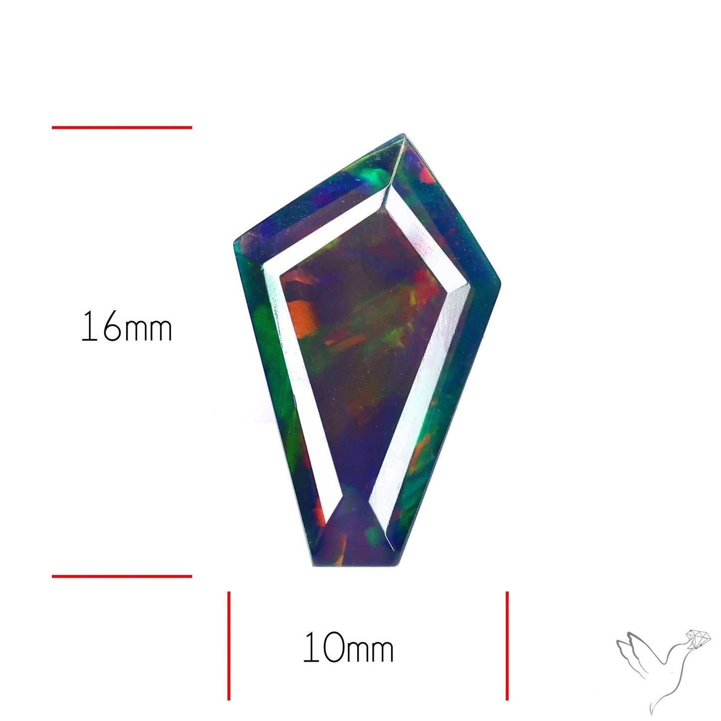 Ethiopian Black Opal Faceted