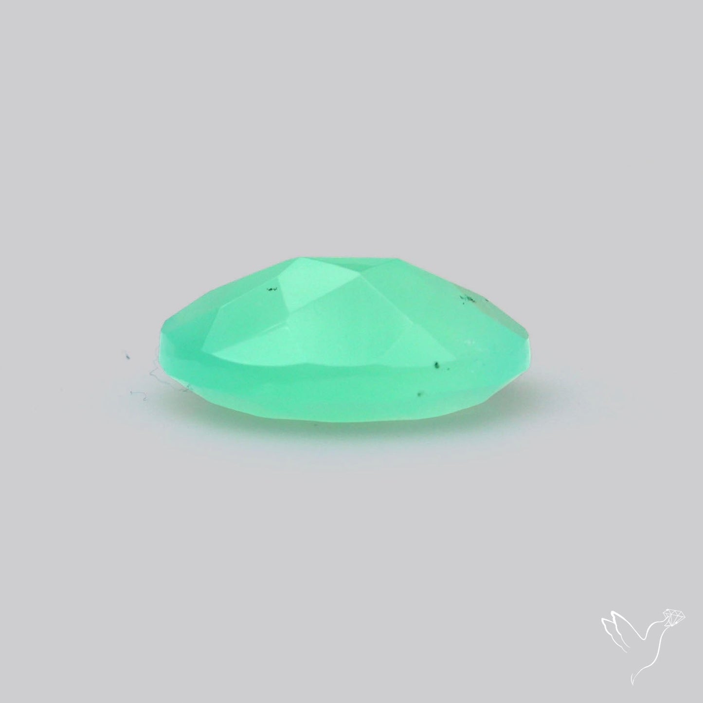 Gem Chrysoprase from Australia Faceted