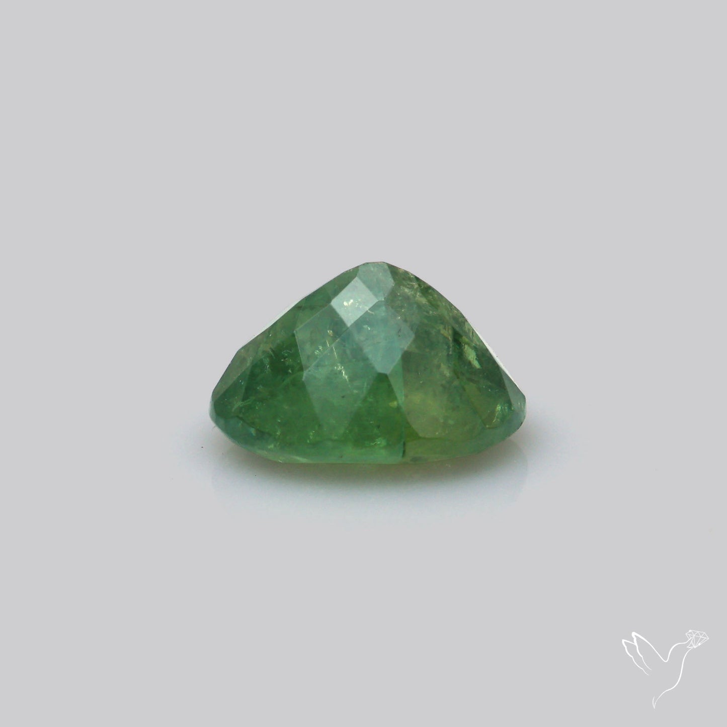 Rare Demantoid Garnet Vivid Green from Russia Unheated