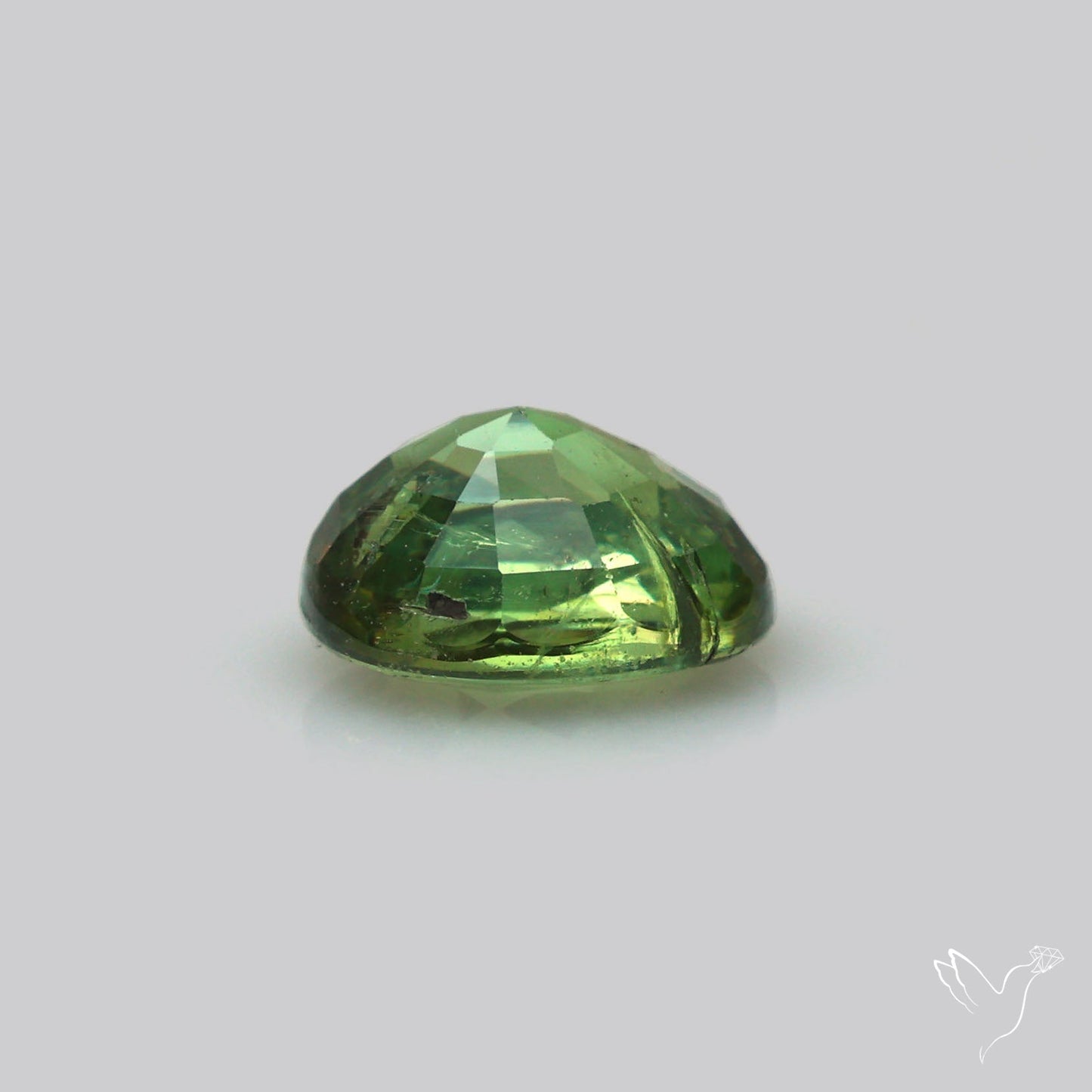 Rare Demantoid Garnet Vivid Green from Russia Unheated
