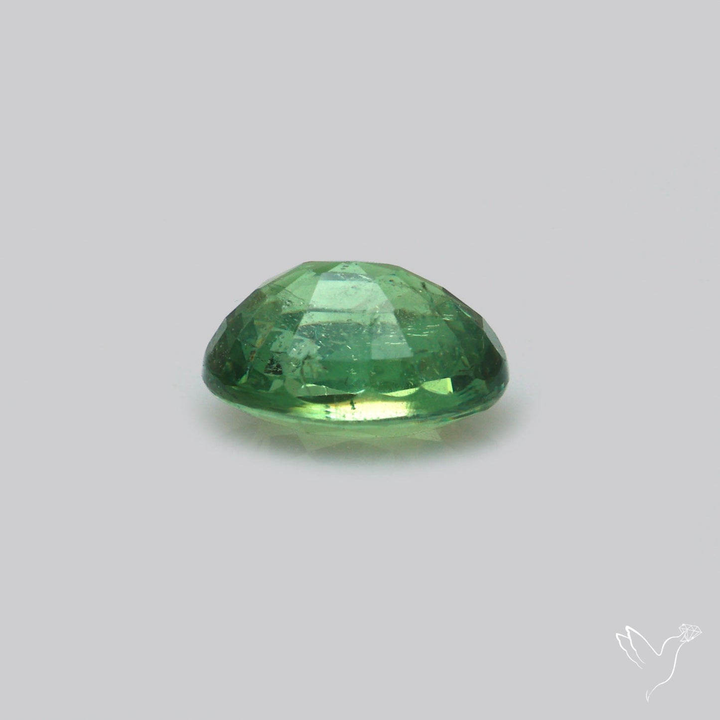 Rare Demantoid Garnet Vivid Green from Russia Unheated