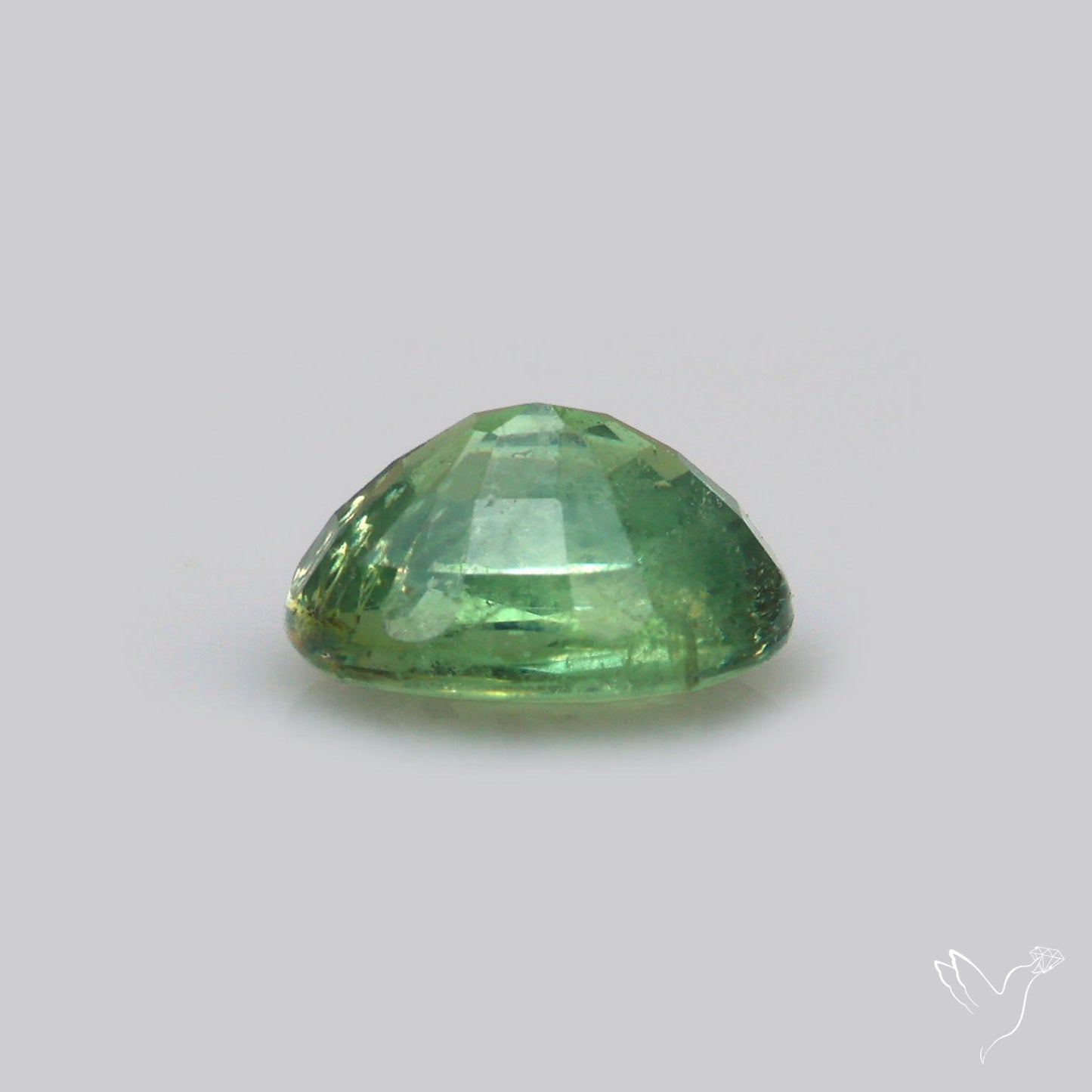 Rare Demantoid Garnet Vivid Green from Russia Unheated