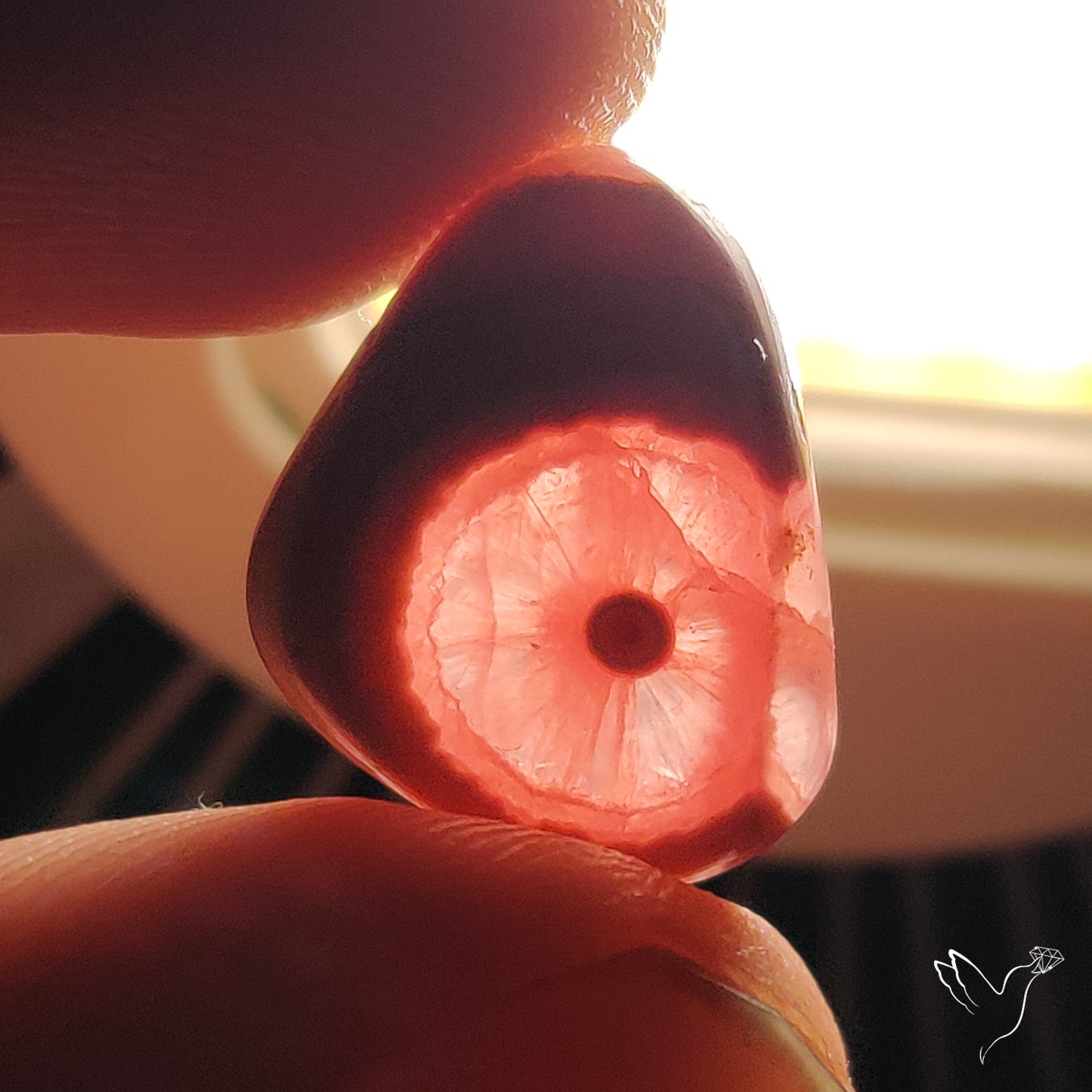 Rare Rhodochrosite Stalactite