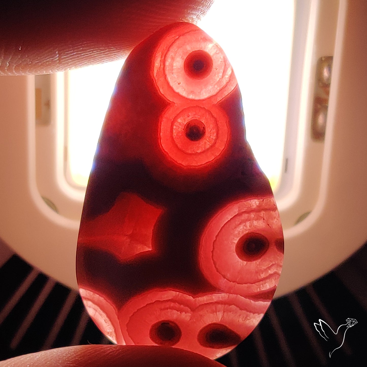 Rare Rhodochrosite Stalactite