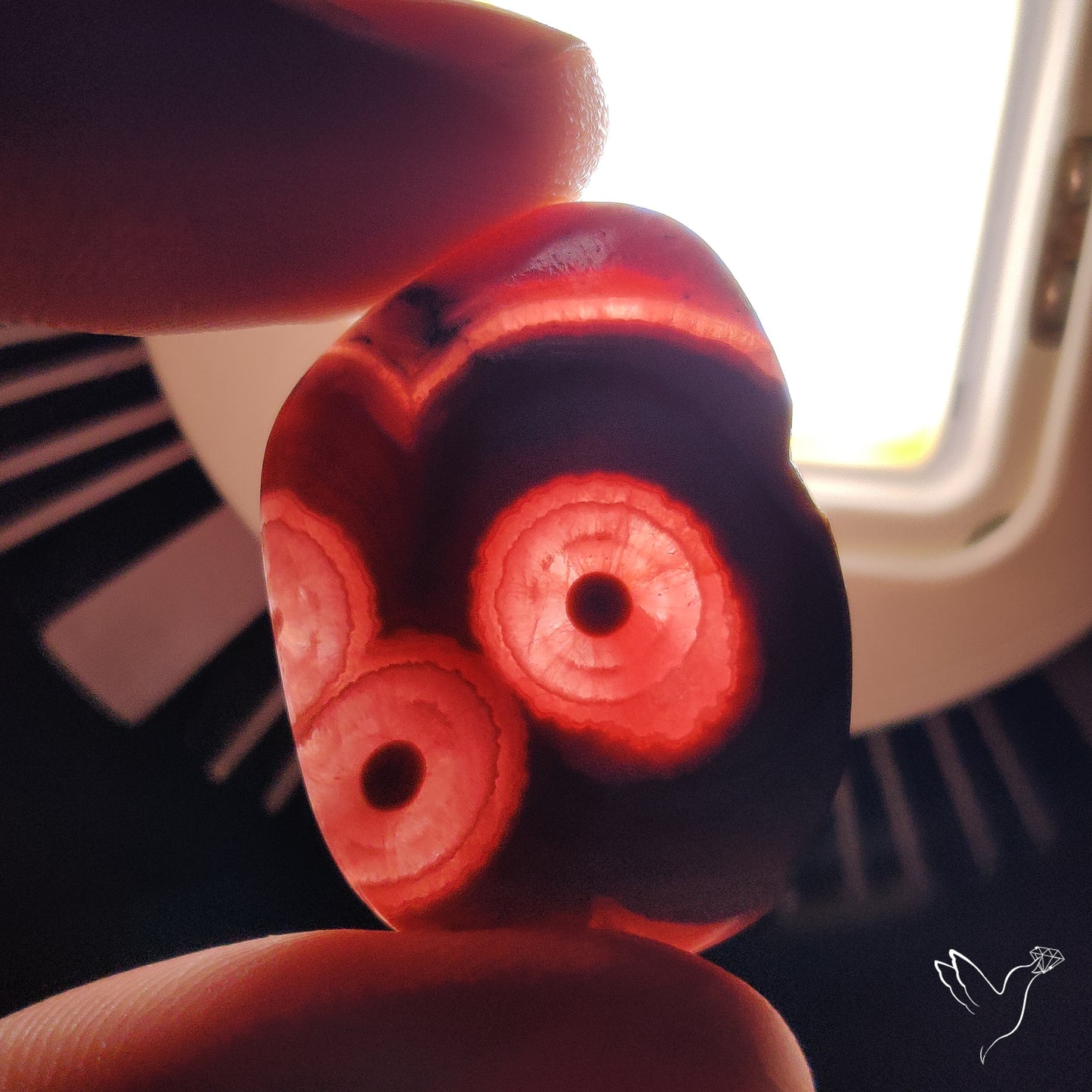 Rare Rhodochrosite Stalactite