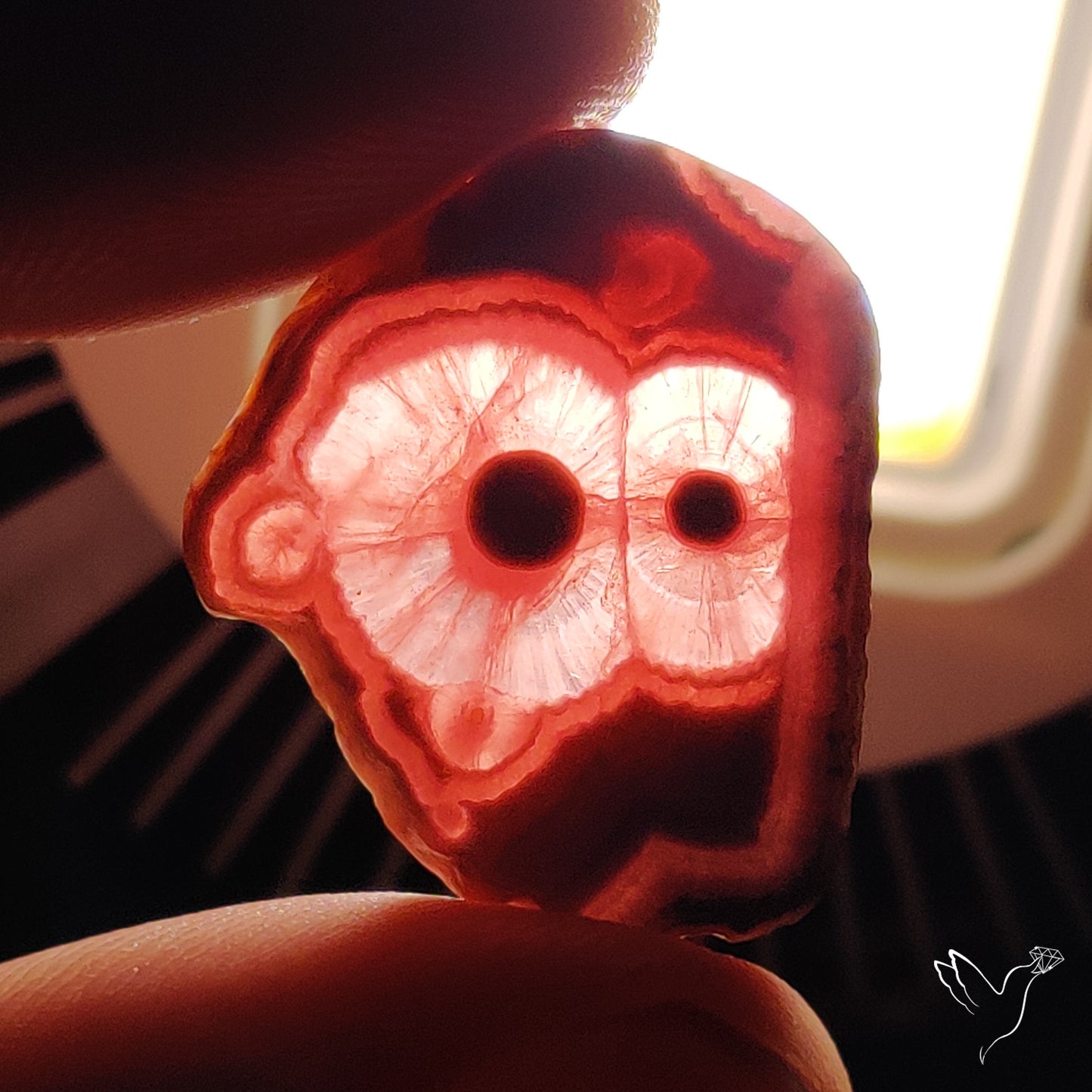 Rare Rhodochrosite Stalactite