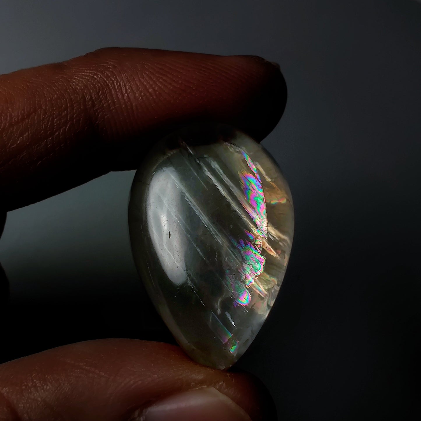 Rare Malawi Moonstone Cabochon