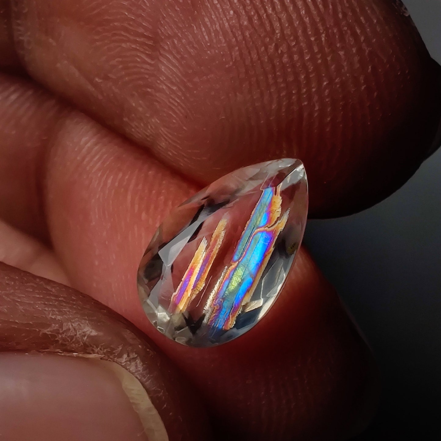Rare Malawi Moonstone Faceted AAA