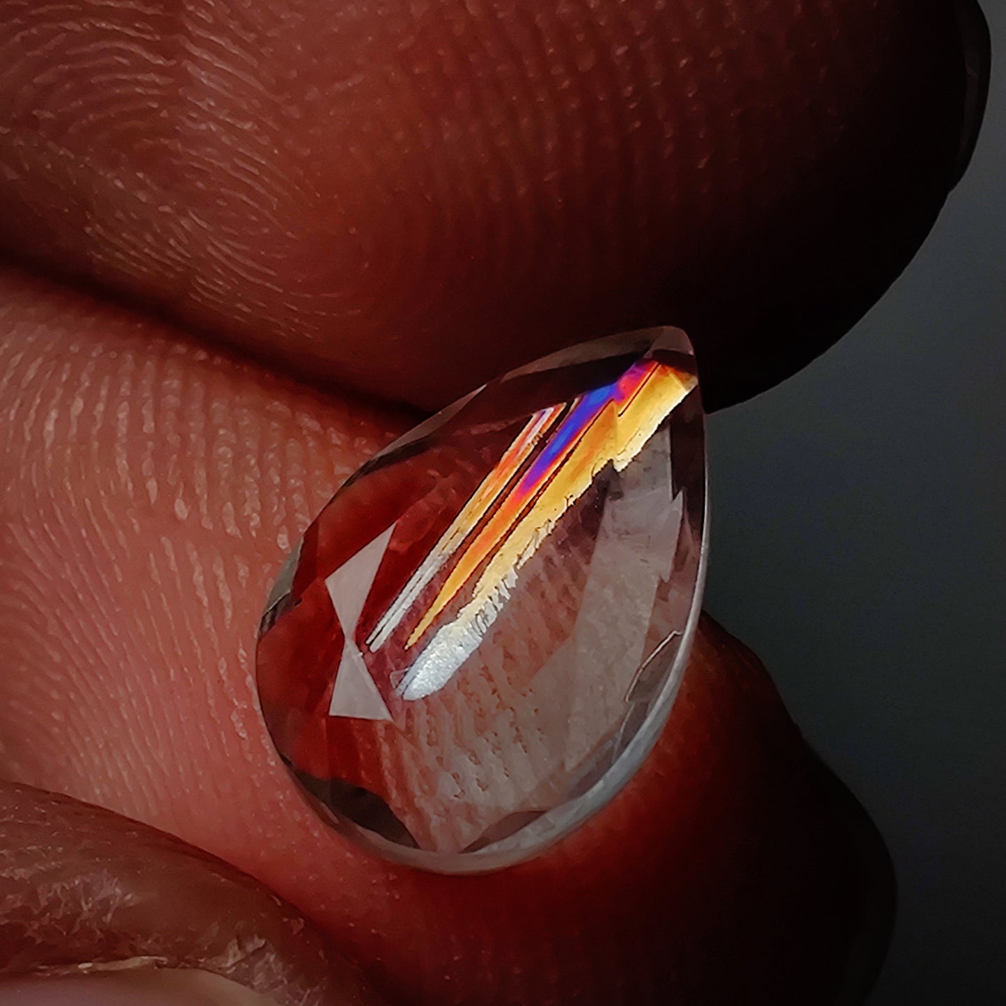 Rare Malawi Moonstone Faceted Portrait Cut AAA