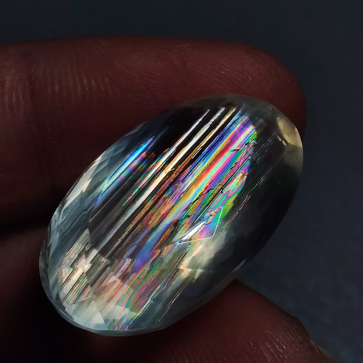 Rare Malawi Moonstone Faceted AAA