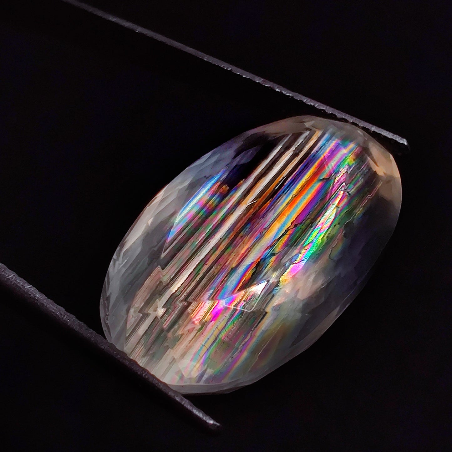 Rare Malawi Moonstone Faceted AAA