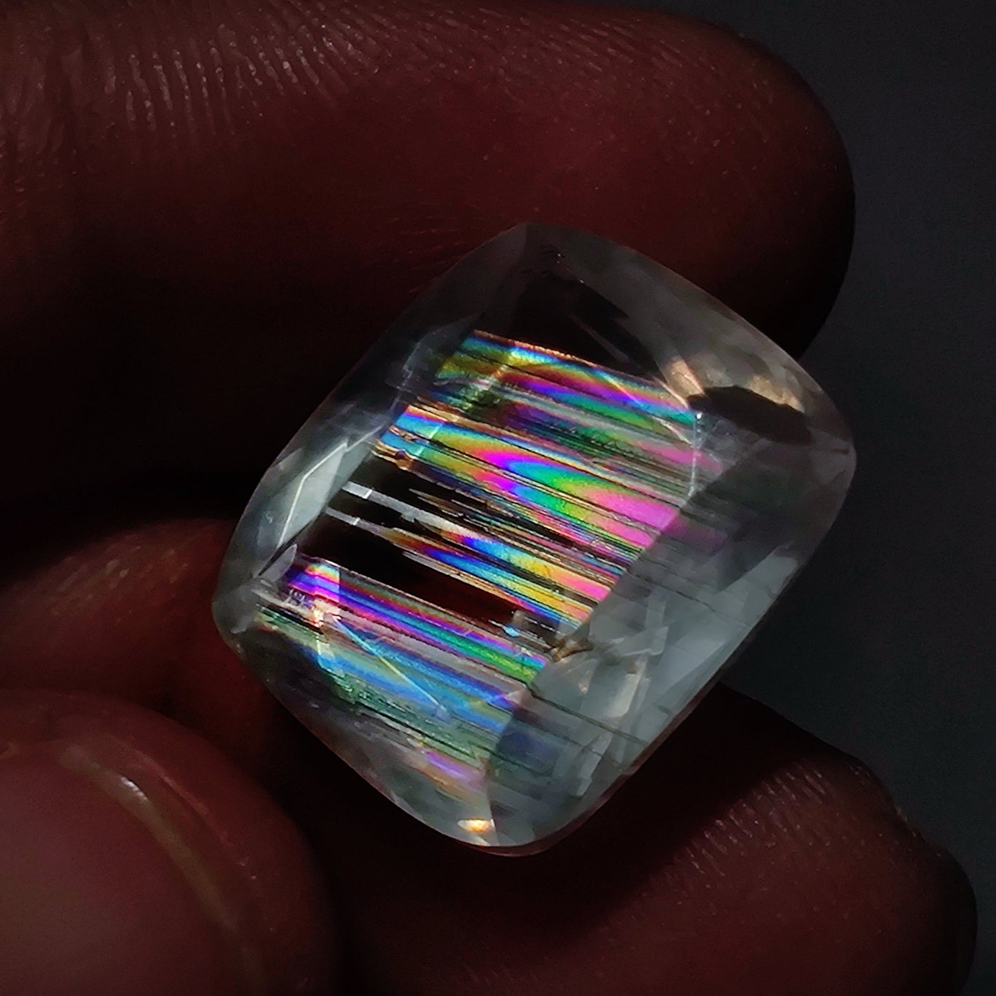 Rare Malawi Moonstone Faceted AAA