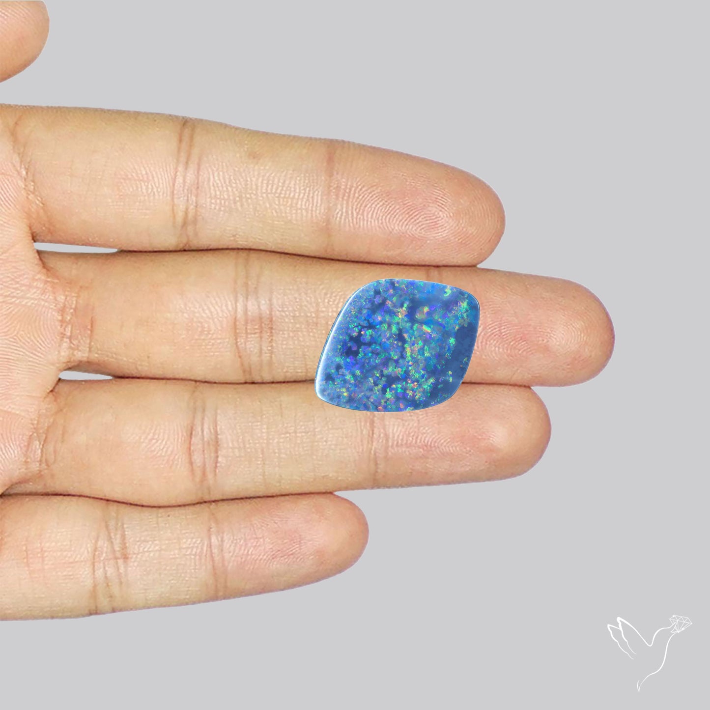 Australian Lightening Ridge Opal (Backed)