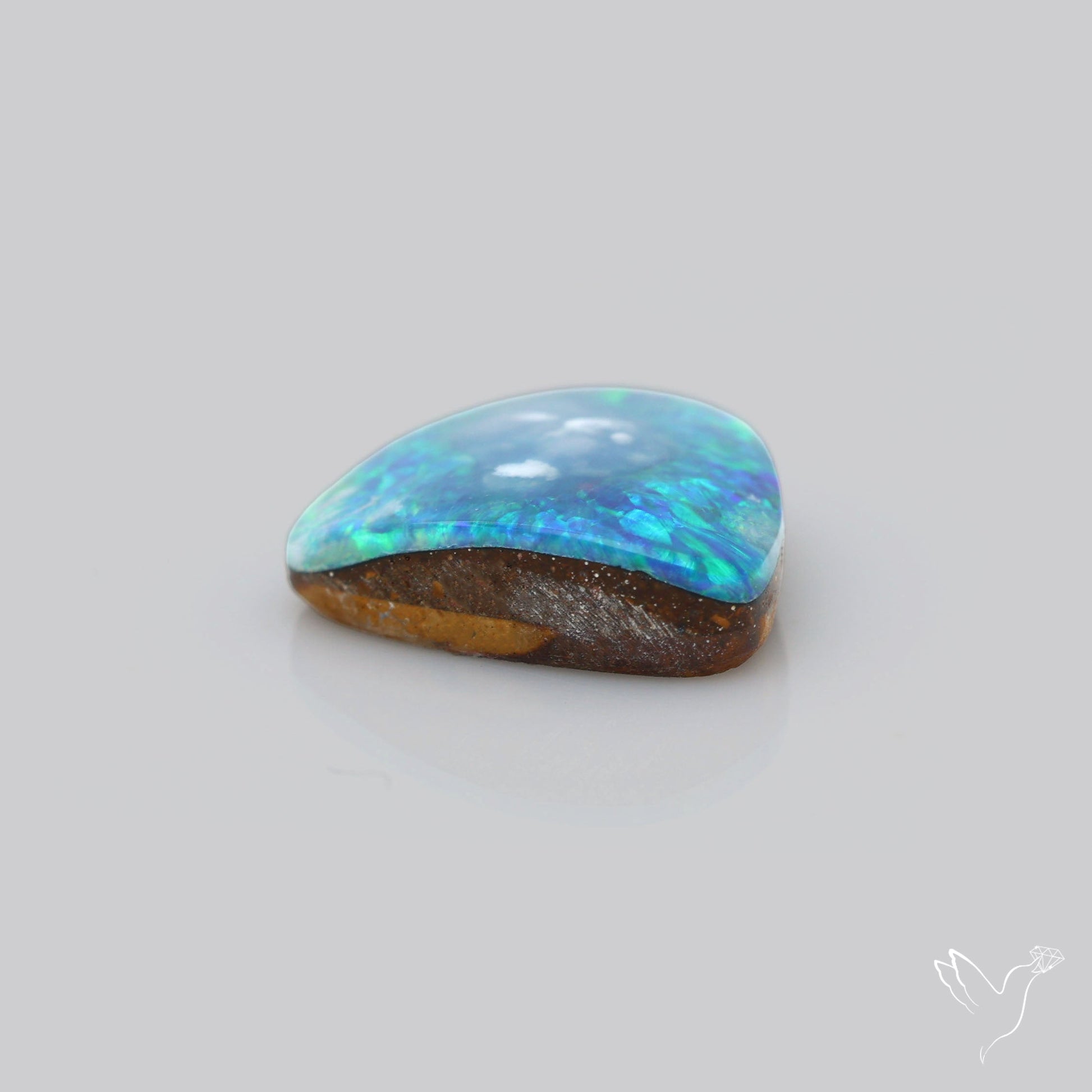 Australian Lightening Ridge Opal (Backed)