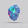 Australian Lightening Ridge Opal (Backed)