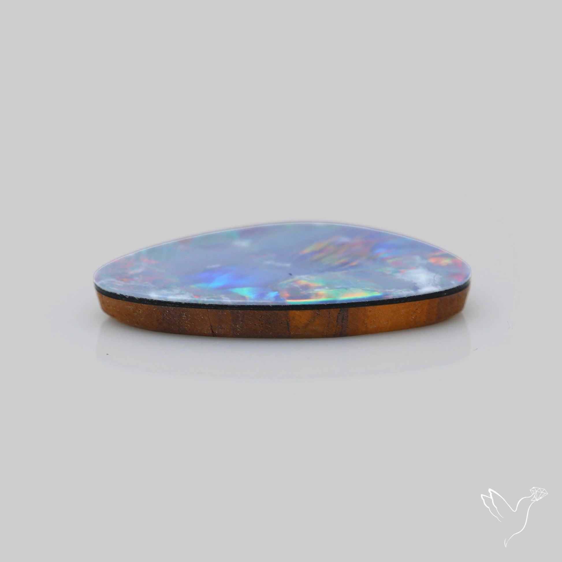 Australian Lightening Ridge Opal (Backed)
