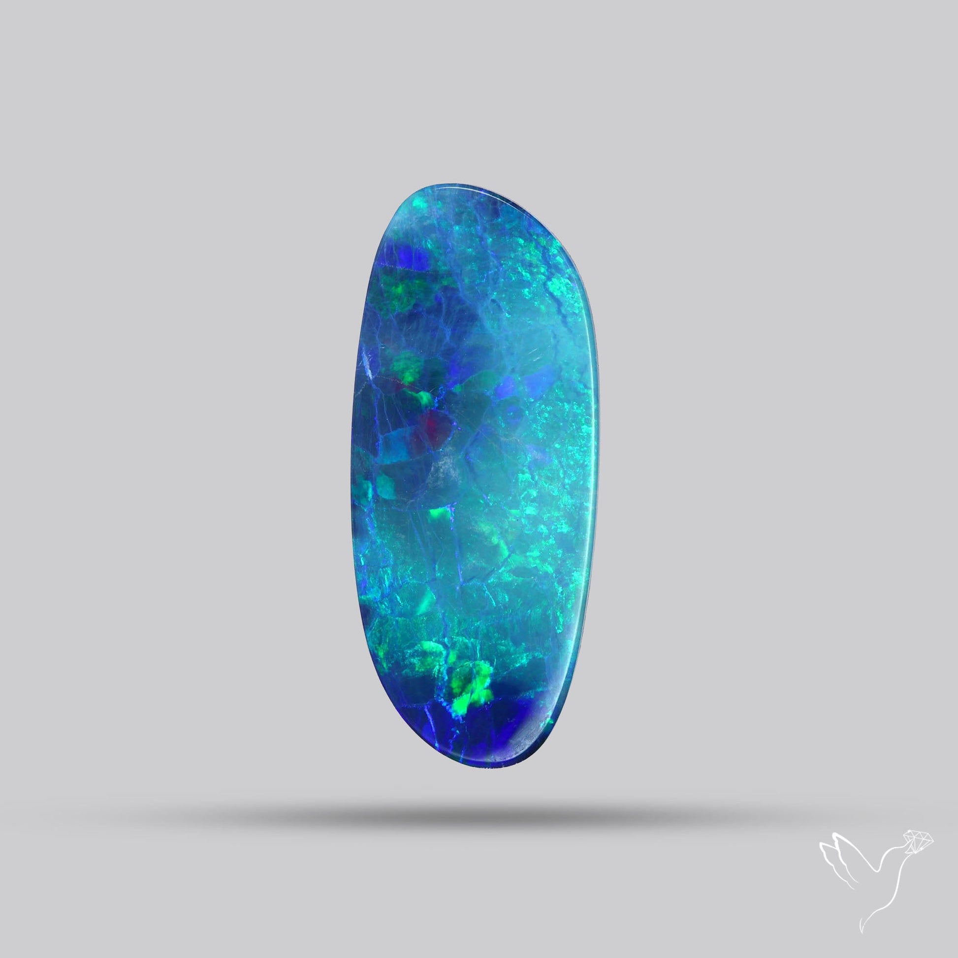 Australian Lightening Ridge Opal (Backed)