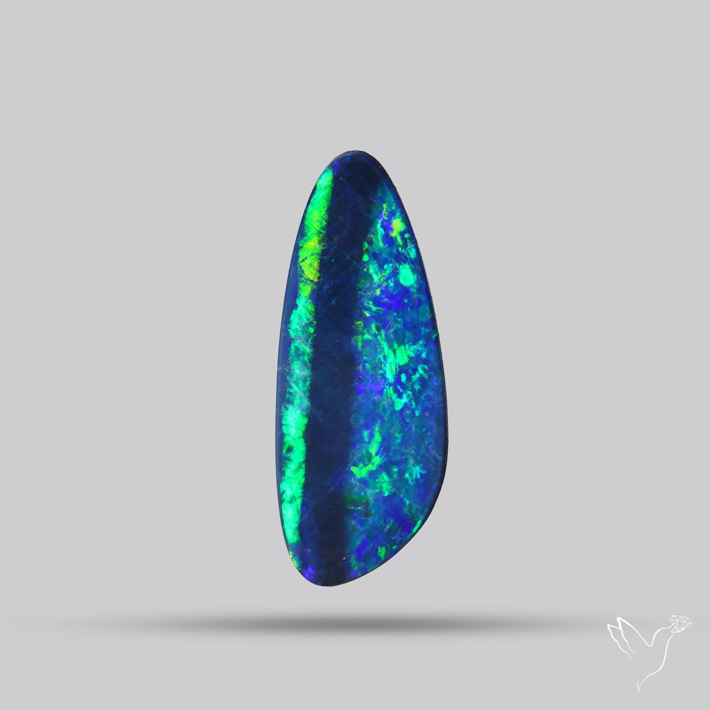 Australian Lightening Ridge Opal (Backed)