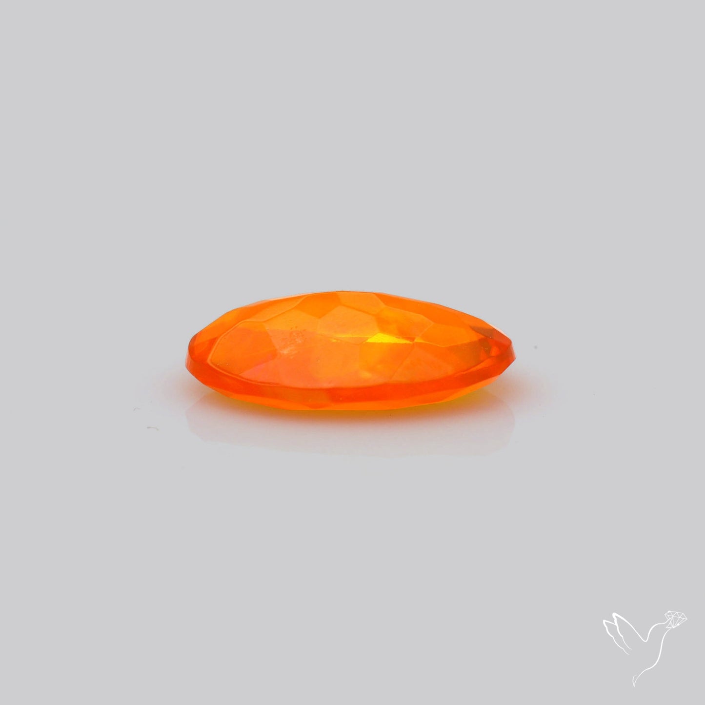 Faceted Mexican Fire Opal