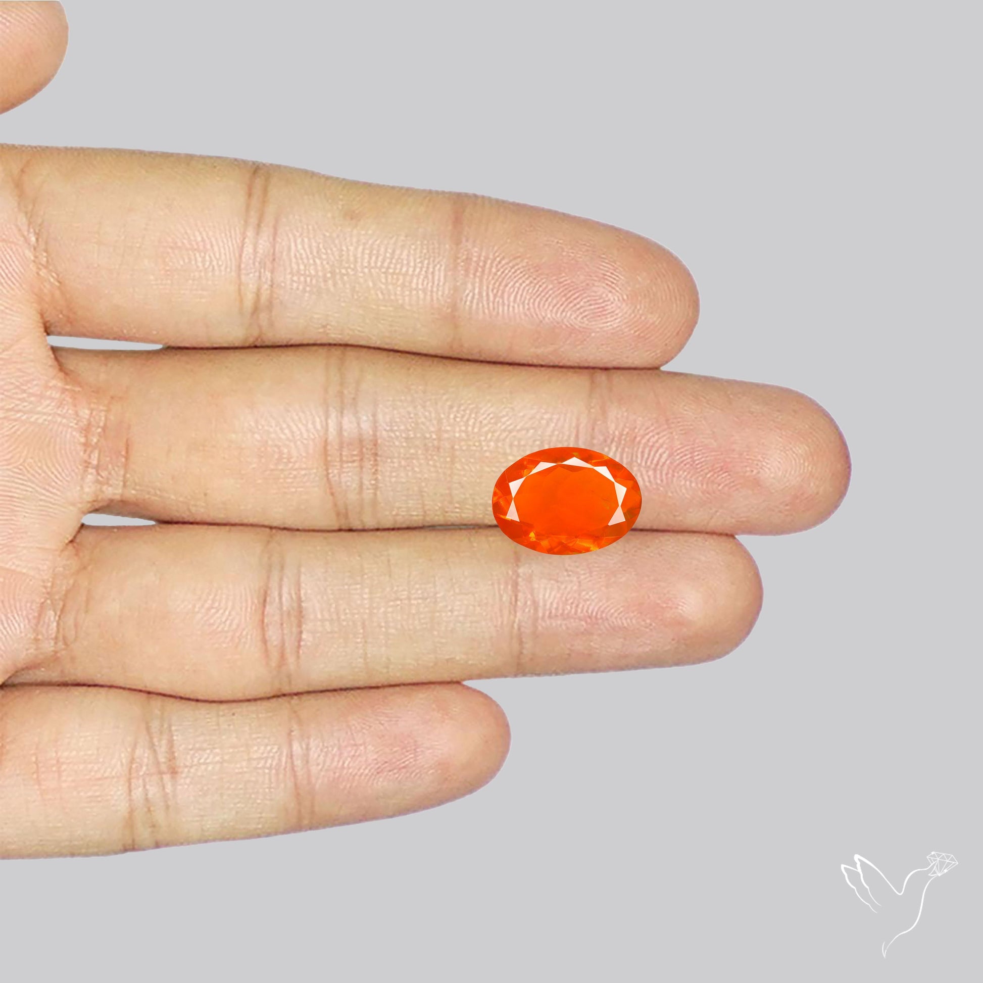 Faceted Mexican Fire Opal