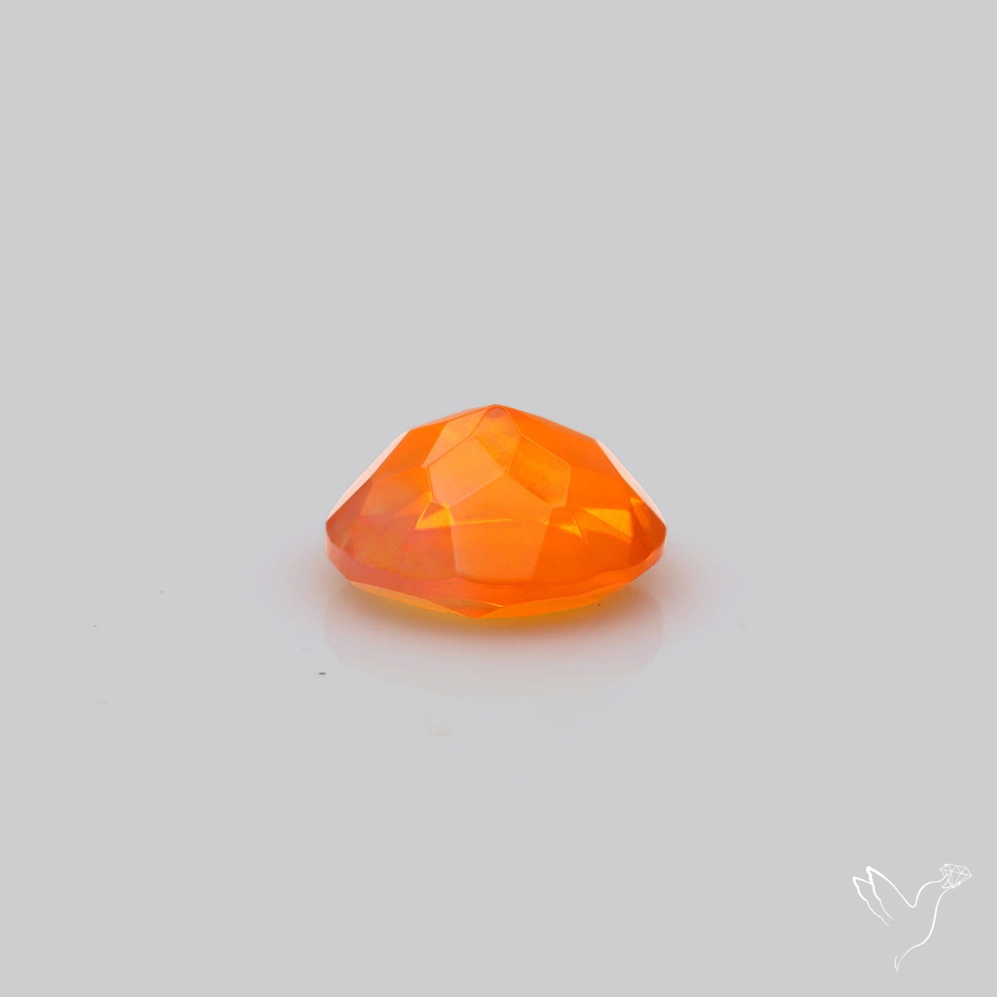 Faceted Mexican Fire Opal
