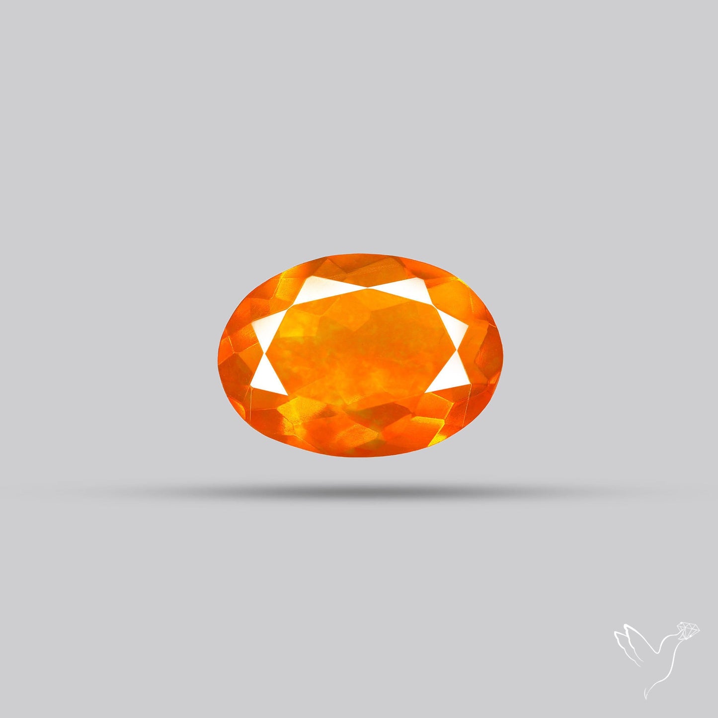 Faceted Mexican Fire Opal