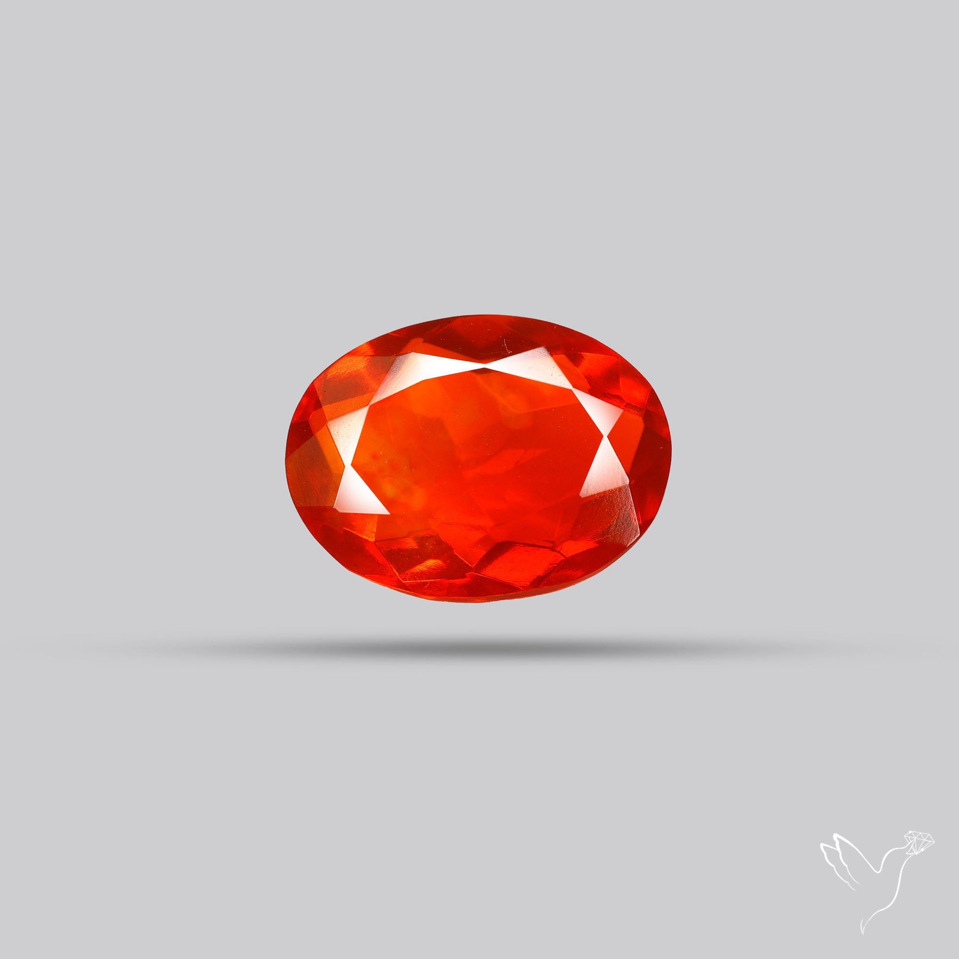 Faceted Mexican Fire Opal