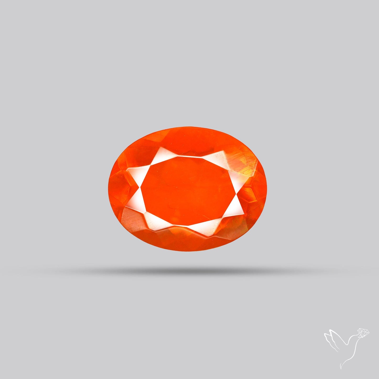 Faceted Mexican Fire Opal