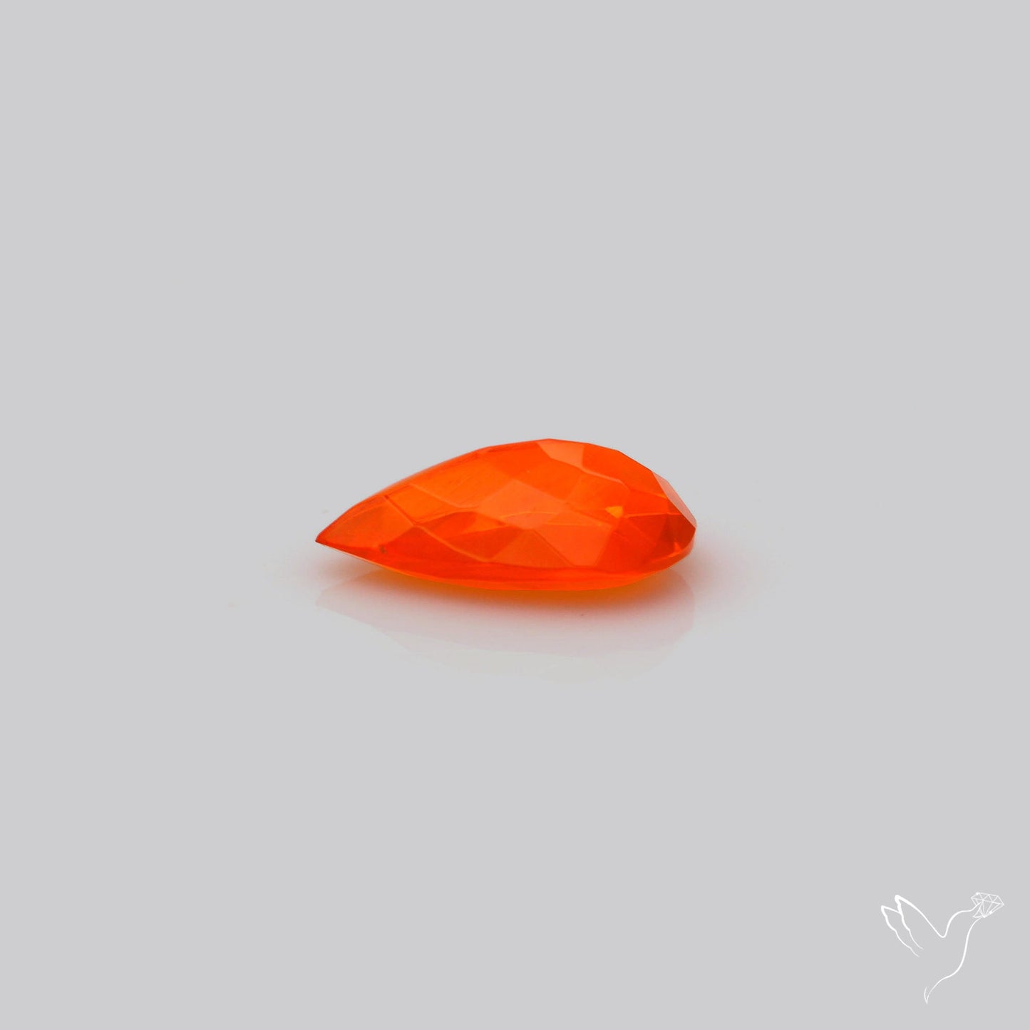 Faceted Mexican Fire Opal