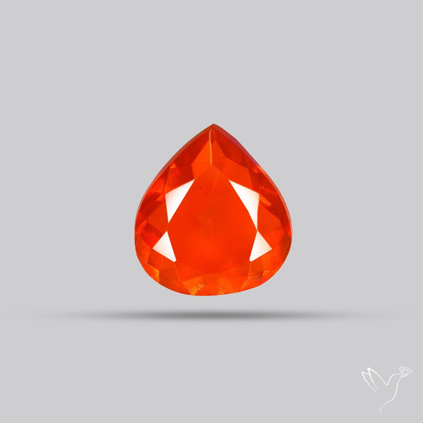 Faceted Mexican Fire Opal
