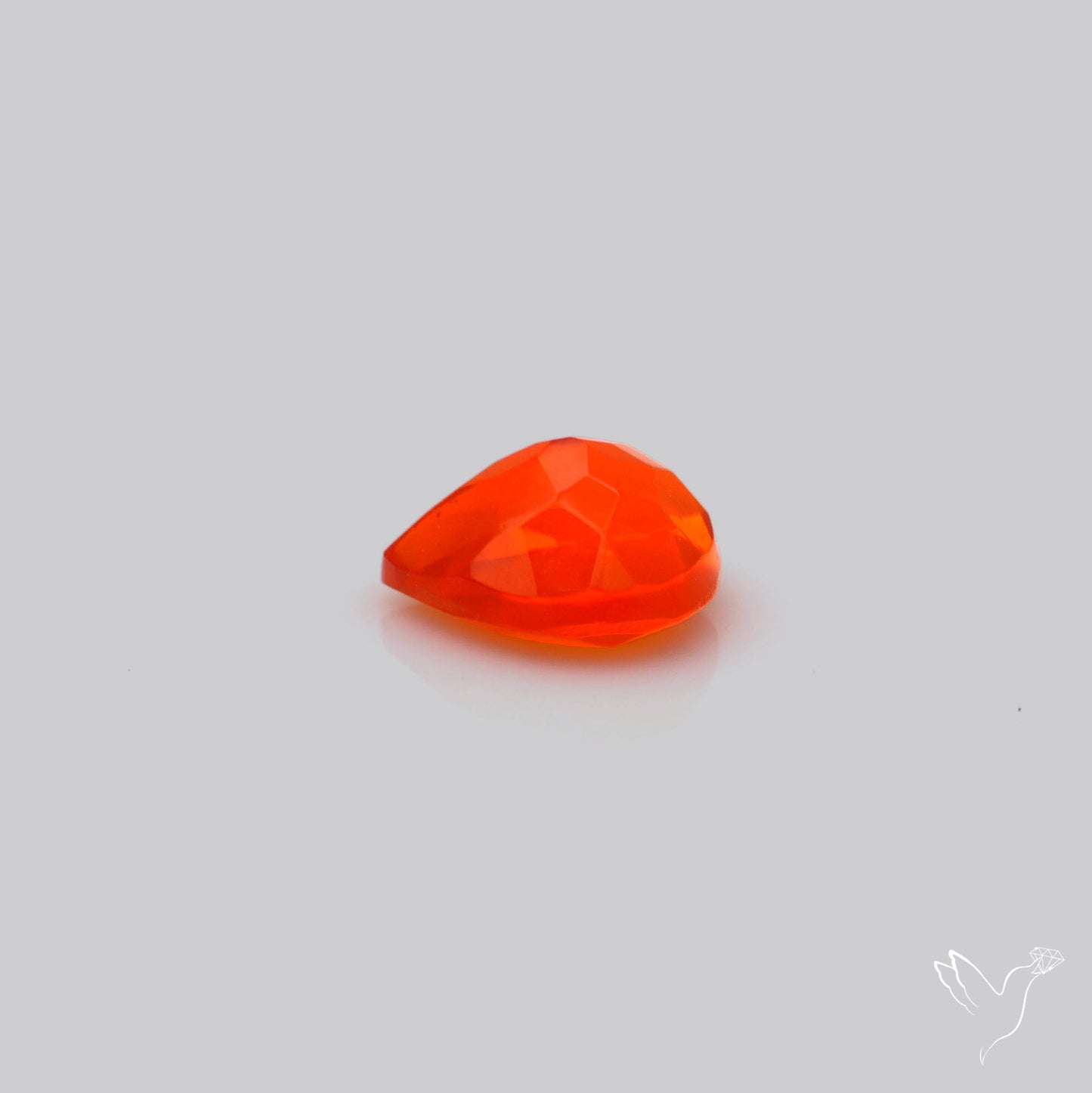Faceted Mexican Fire Opal
