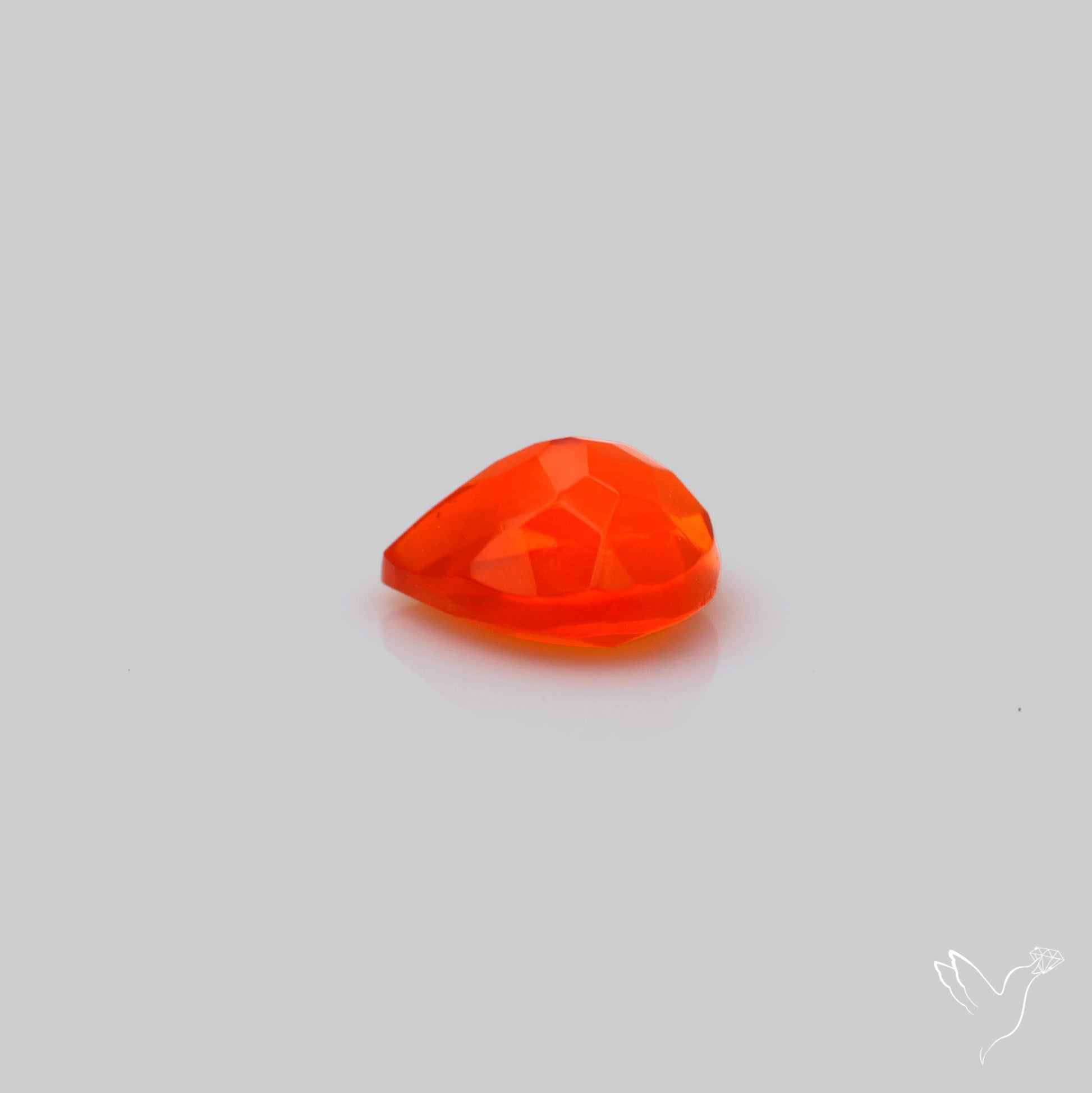 Faceted Mexican Fire Opal