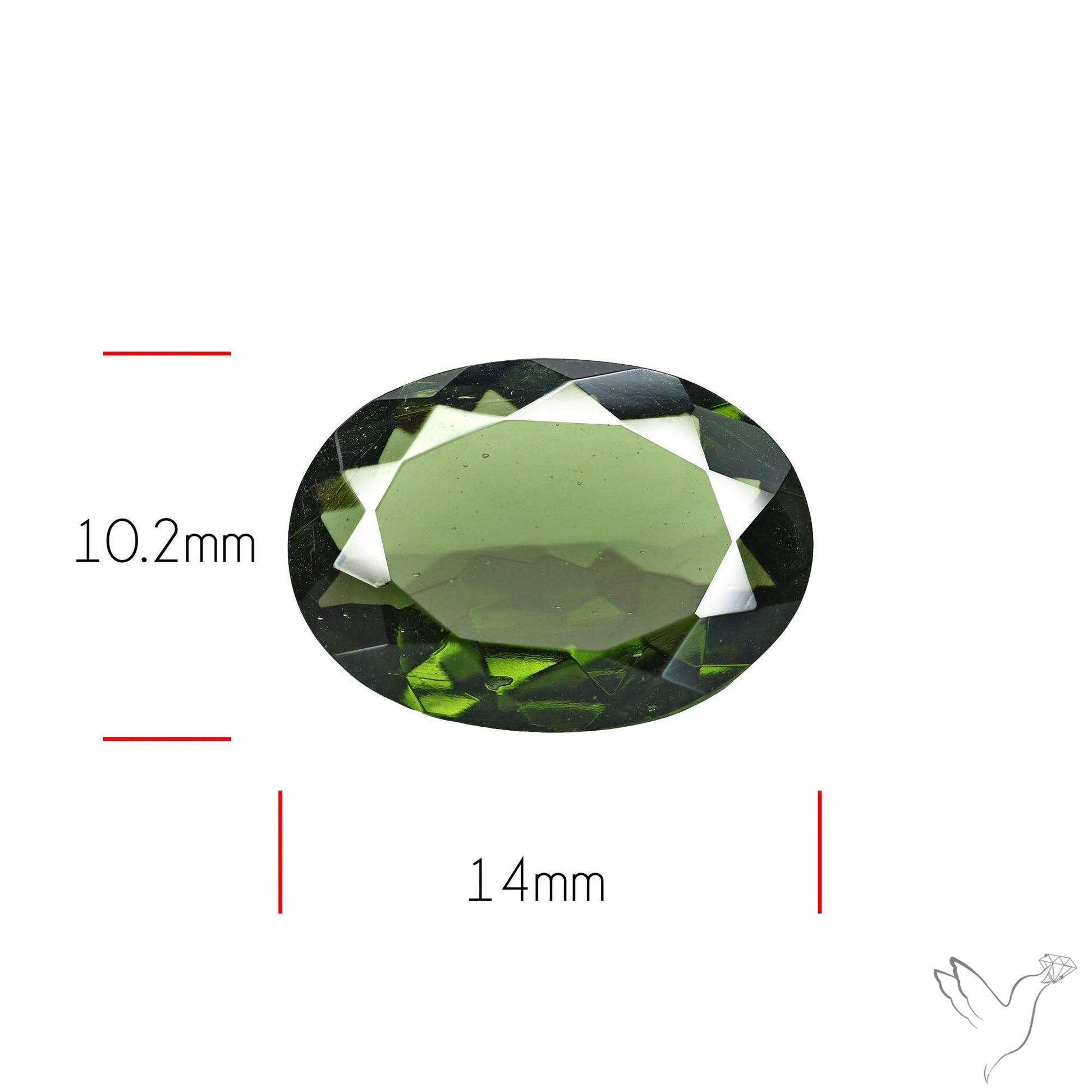 Faceted Rare Moldavite