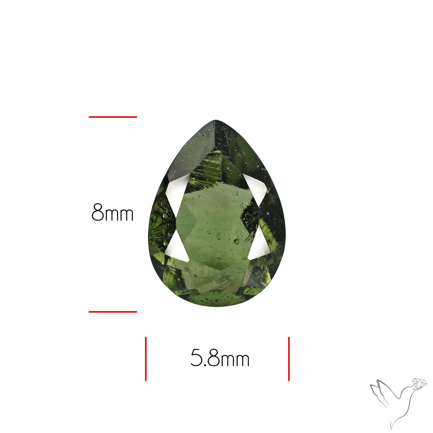 Faceted Rare Moldavite