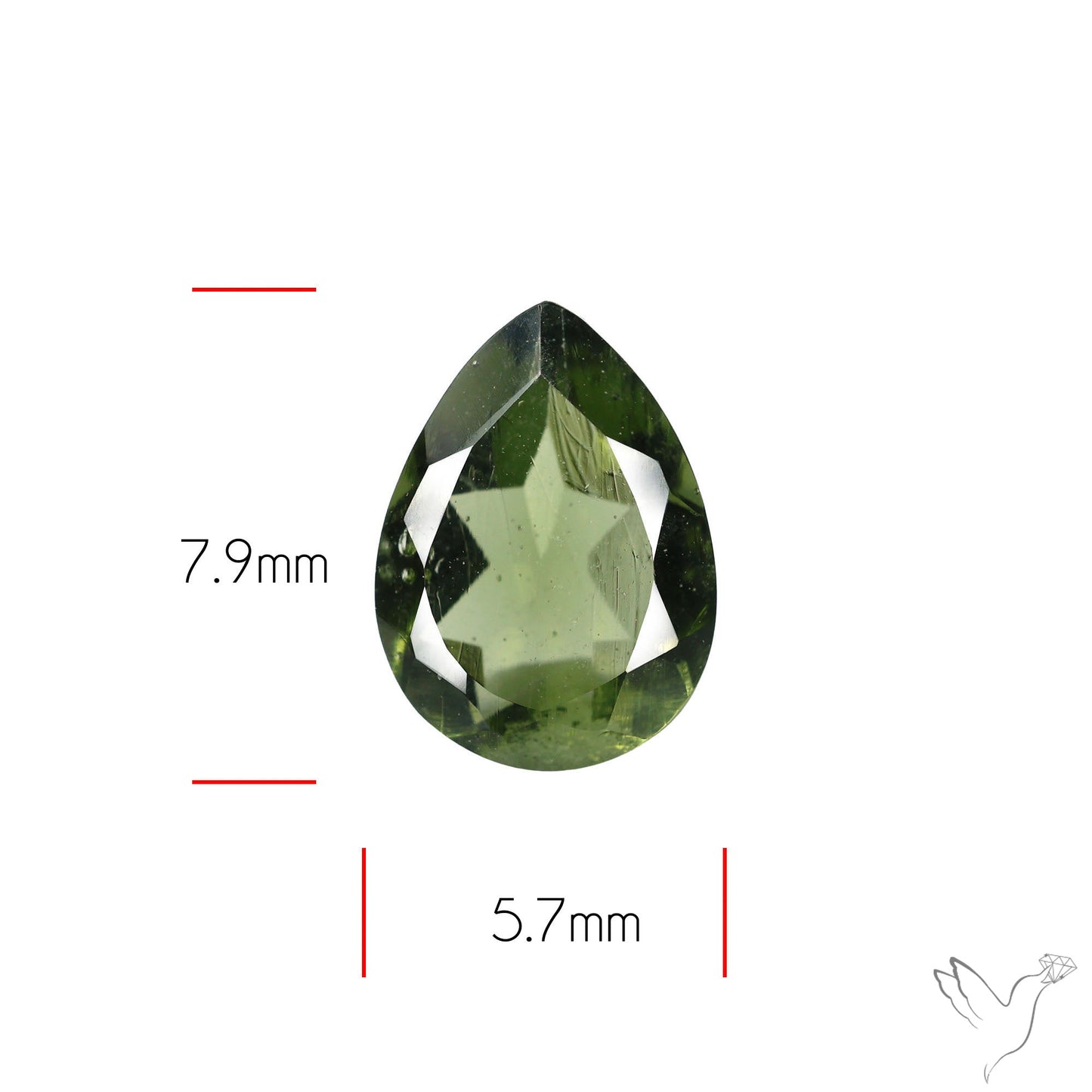 Faceted Rare Moldavite